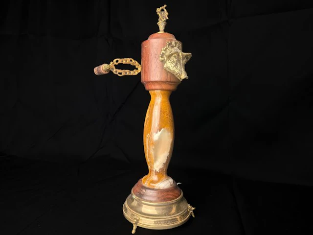 Rare & Insolite – Grand Moulin à Poivre Musical en Onyx...