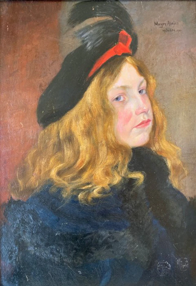 Alajos Mayer (1878-1957) - The Girl with the Golden Hair