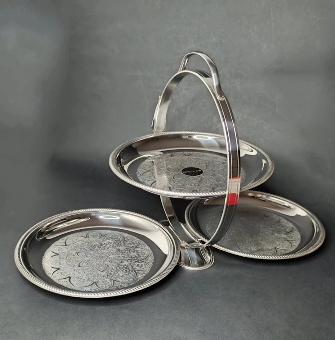 Alessi - Ufficio Tecnico Alessi - Cake stand - Mercurio 898 - Steel