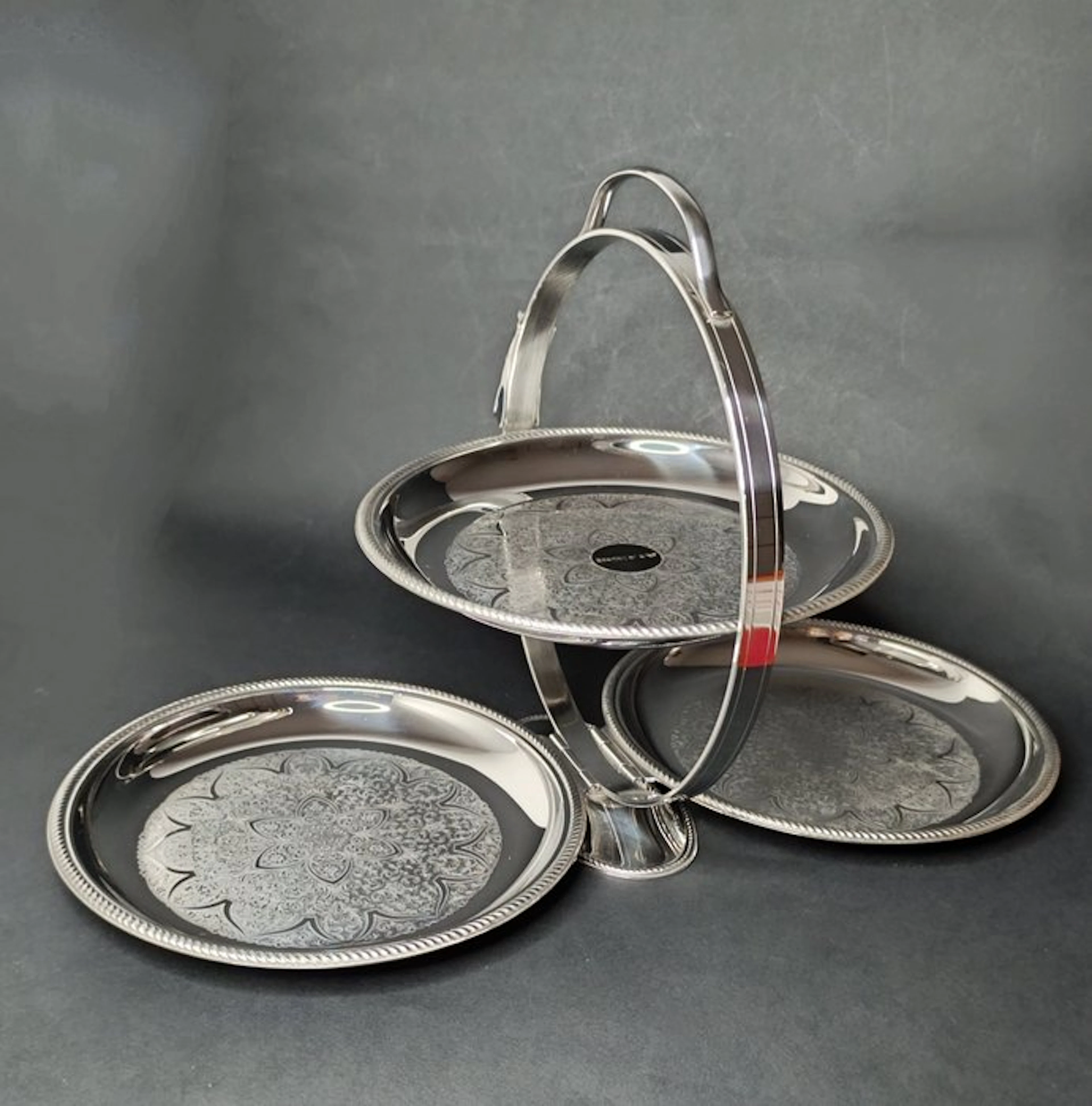 Alessi - Ufficio Tecnico Alessi - Cake stand - Mercurio 898 - Steel