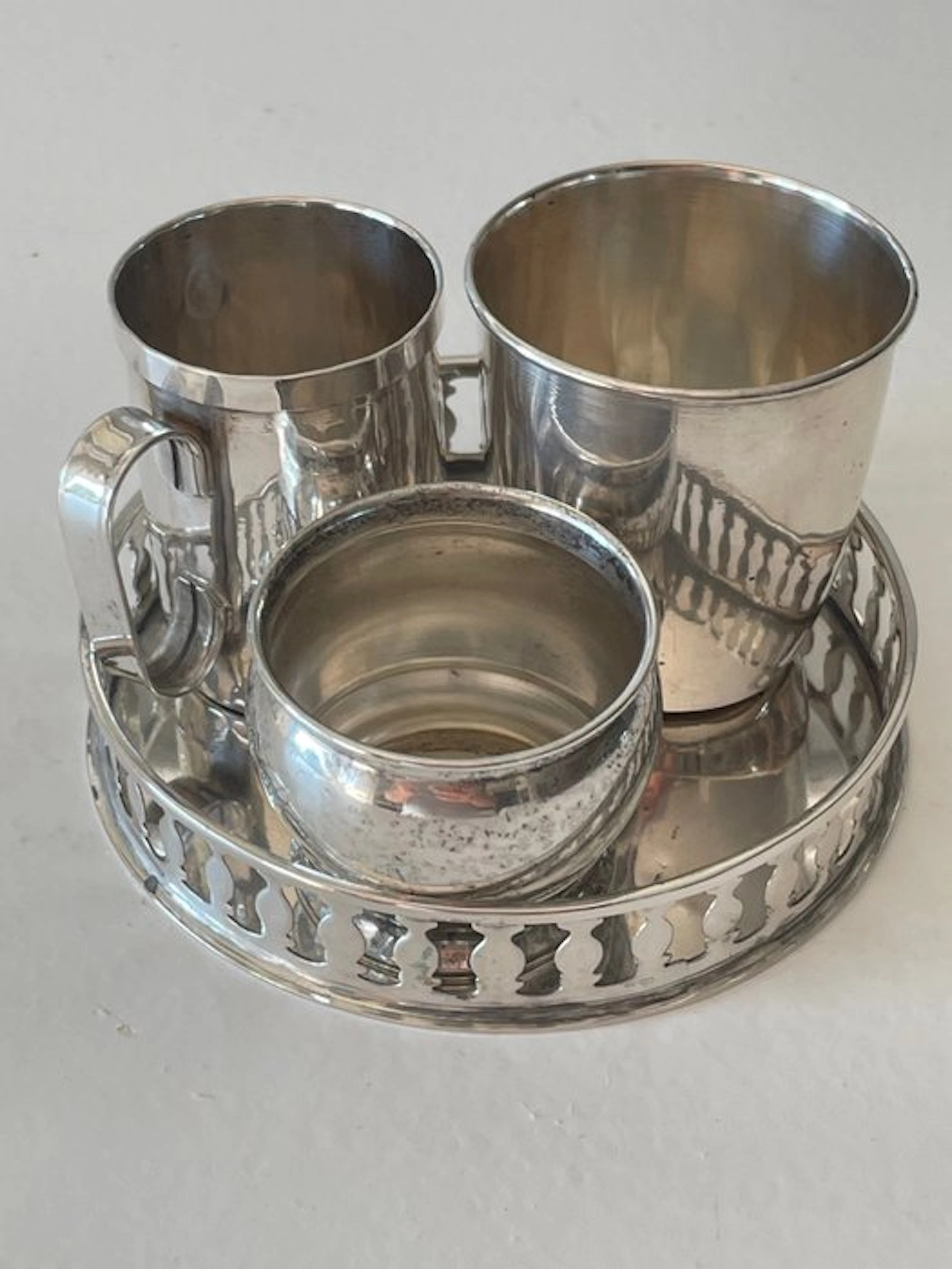 Beaker (4) - Silver
