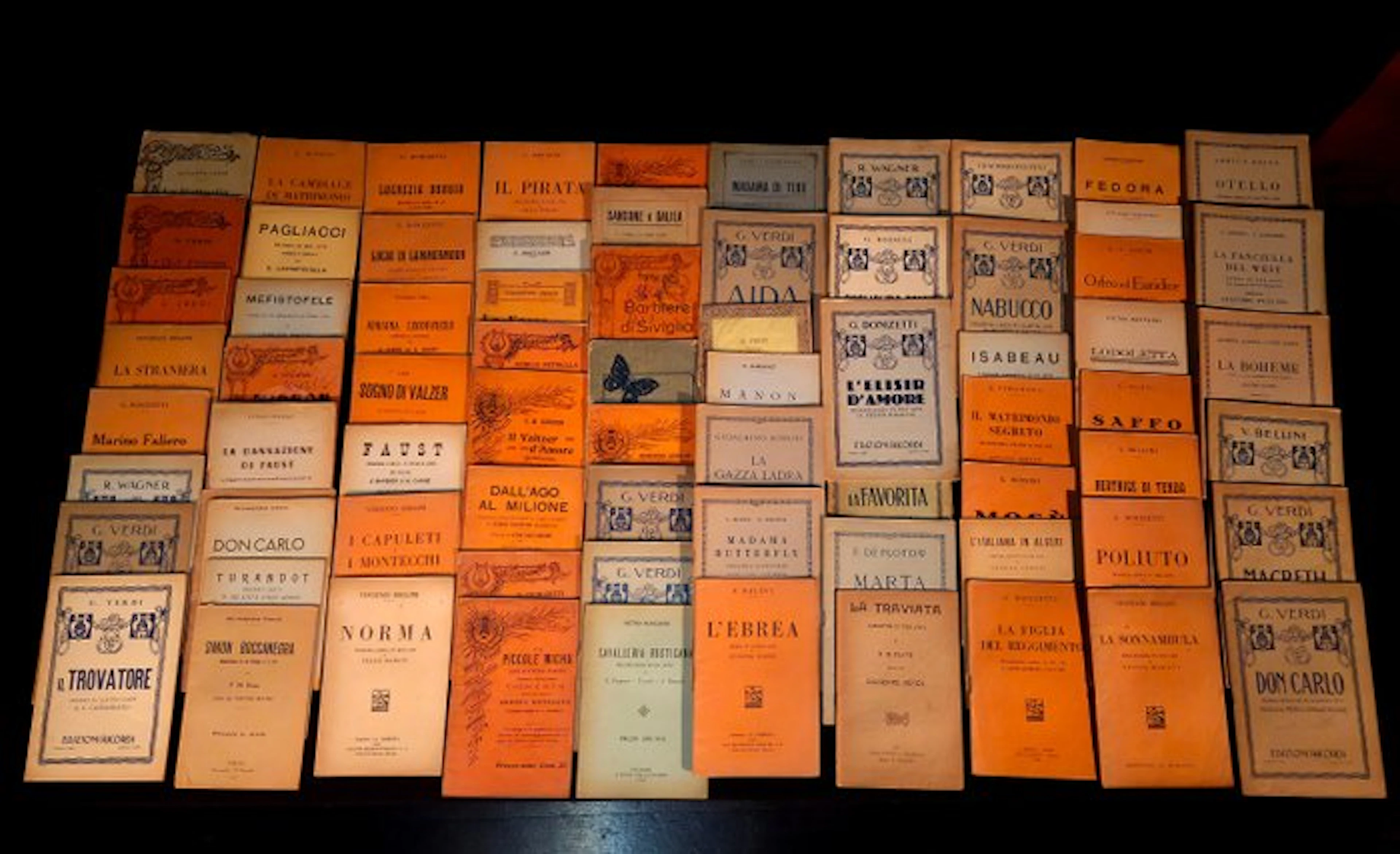 Themed collection - Opera libretti from the late 1800s to the early 1900s.