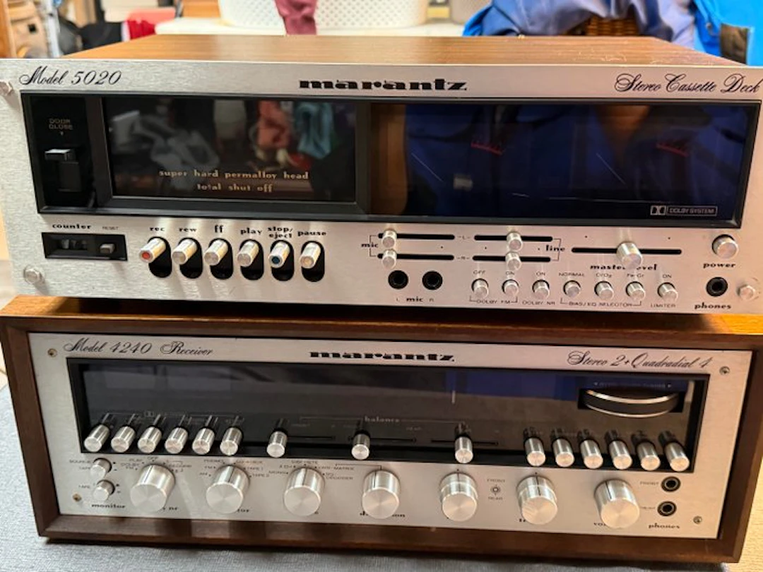 Marantz - 4240 (with WC-22 Wooden Case) & 5020 Hi-fi set
