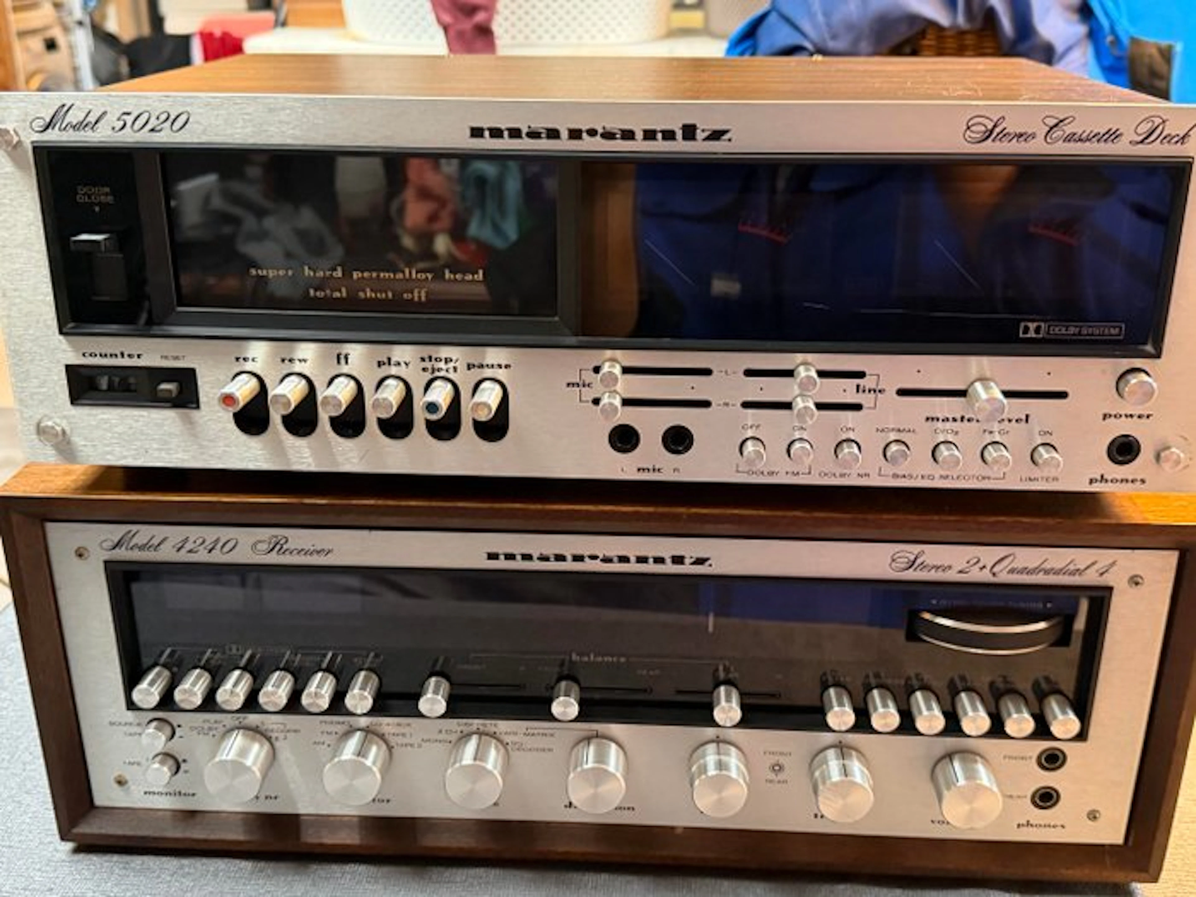 Marantz - 4240 (with WC-22 Wooden Case) & 5020 Hi-fi set