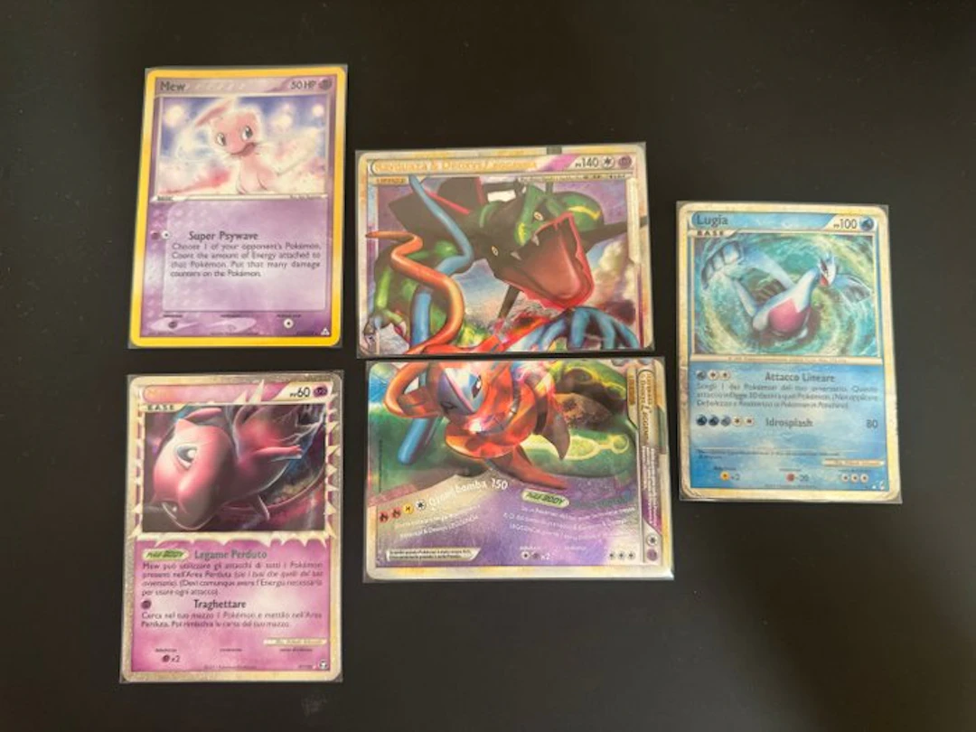 Pokémon - 5 Card - Mew, Shining Legends Lugia - Various sets