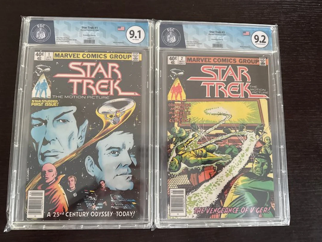 Star Trek 1+2 - Star Treck the Motion Picture 1+2 - 2 Comic - 1980/1980