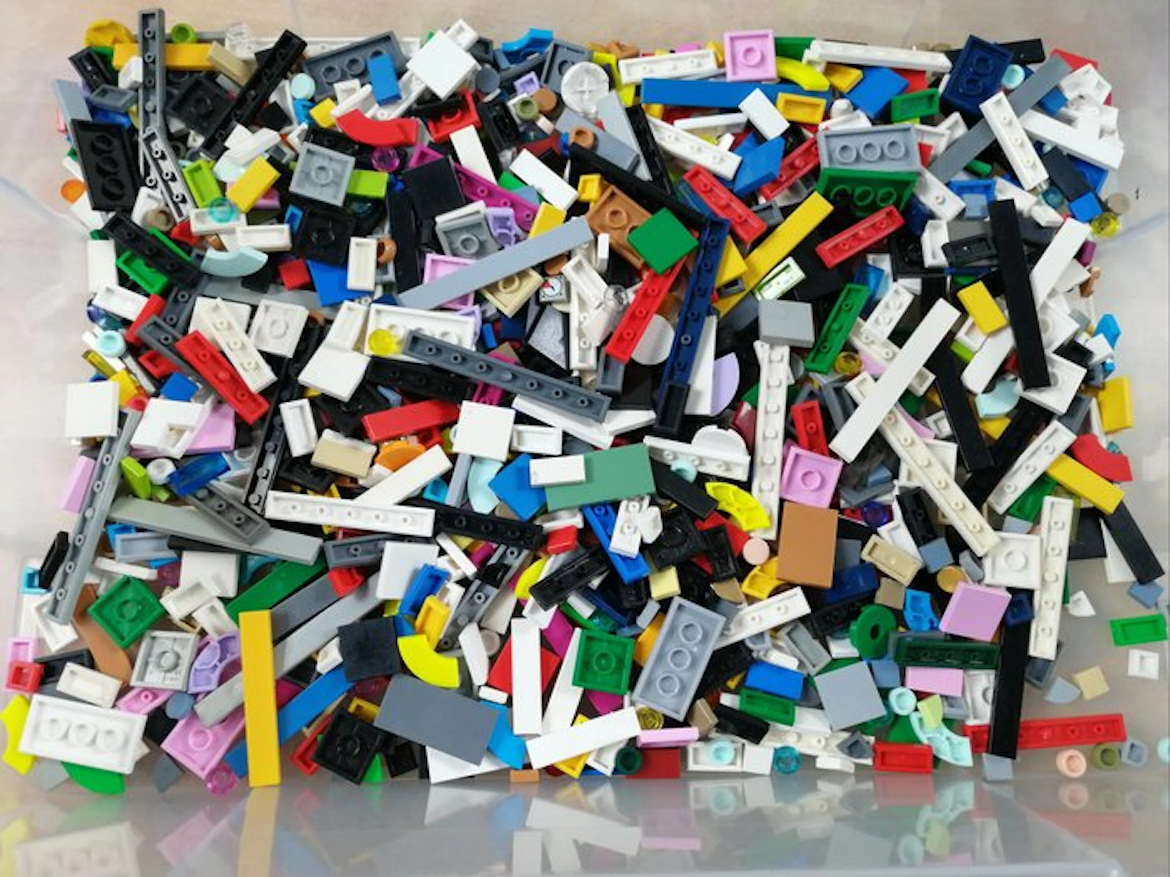 LEGO - geen serie - van 1000 platte plaatjes - 1990-2000