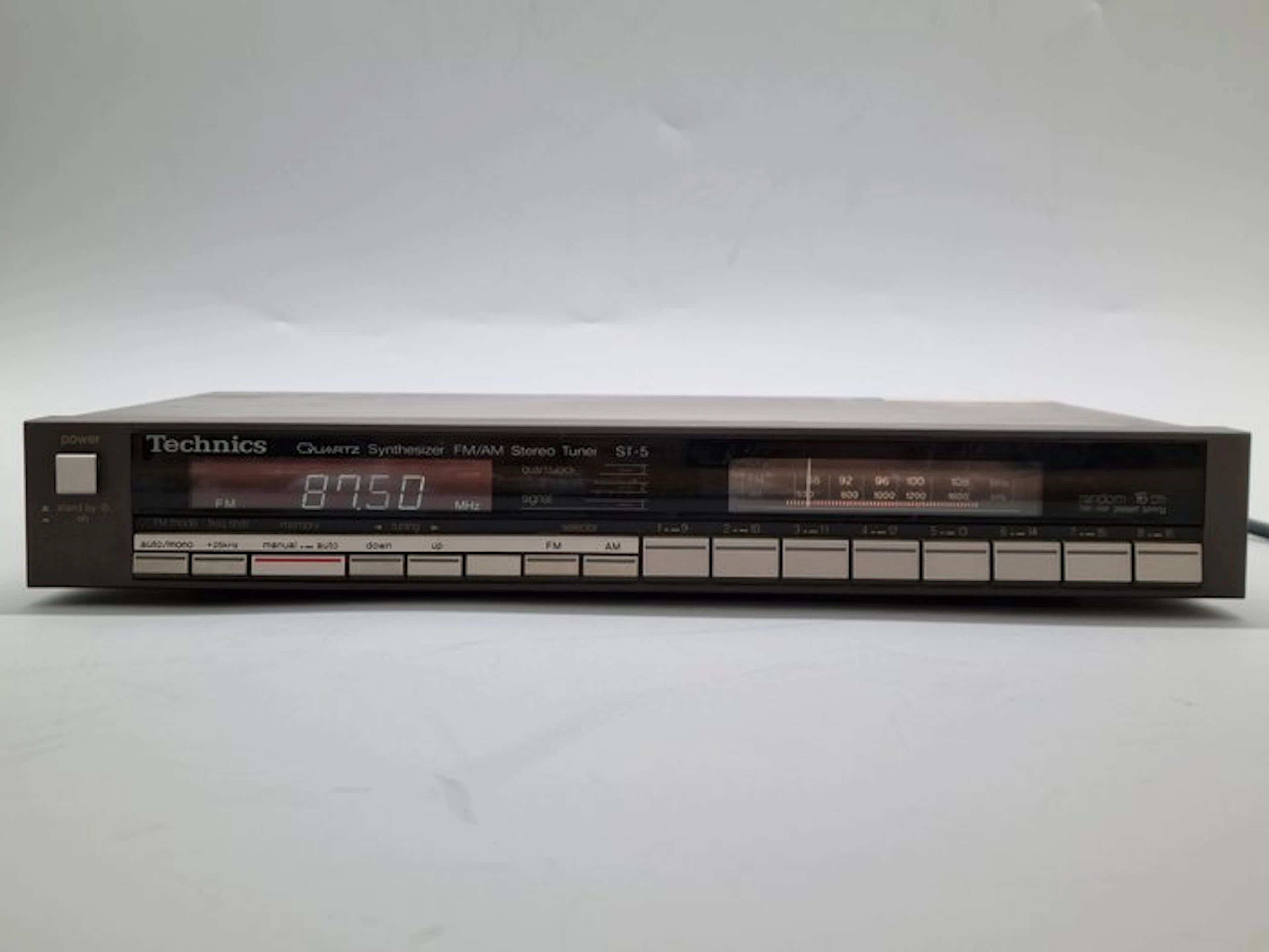Technics - ST-5 Quartz Synthesizer Stereo FM/AM Radio Tuner