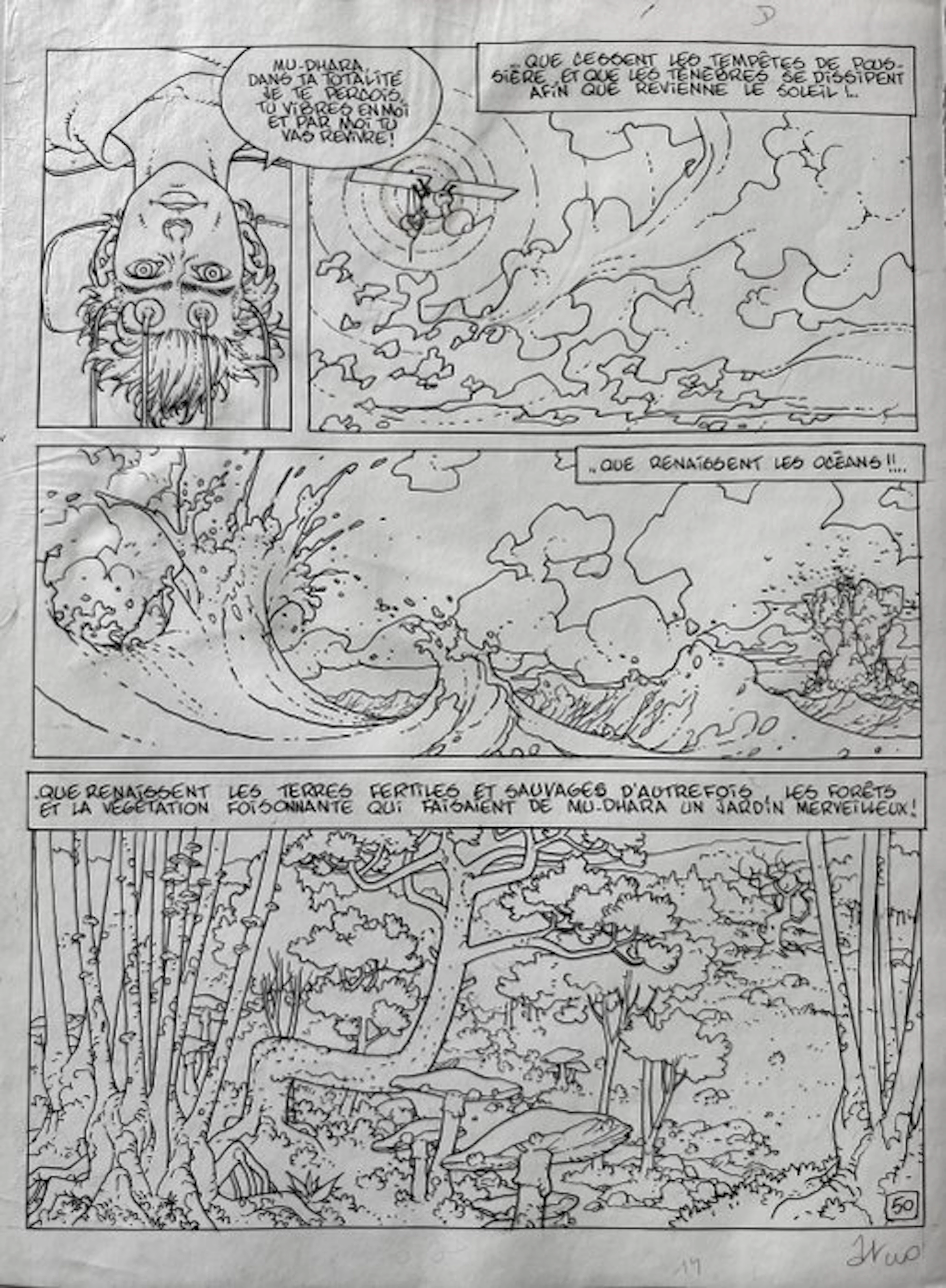 Arno - 1 Original page - Alef-Thau - La porte de la réalité - 1994