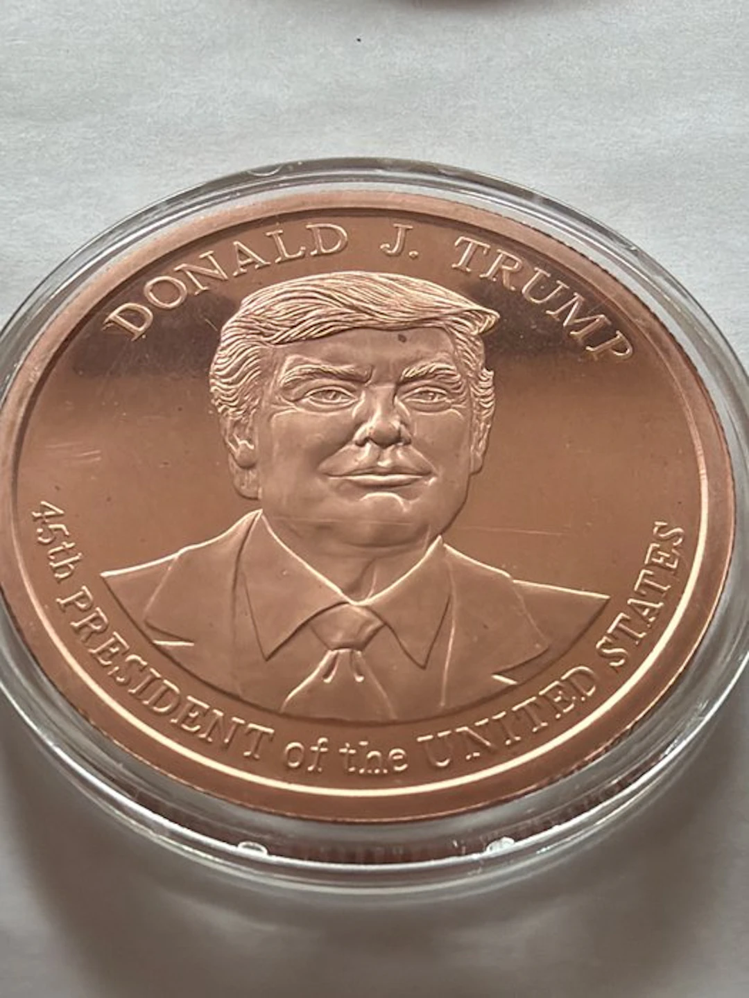 World. Medal Donald Trump - 5 oz (.999) (No reserve price)