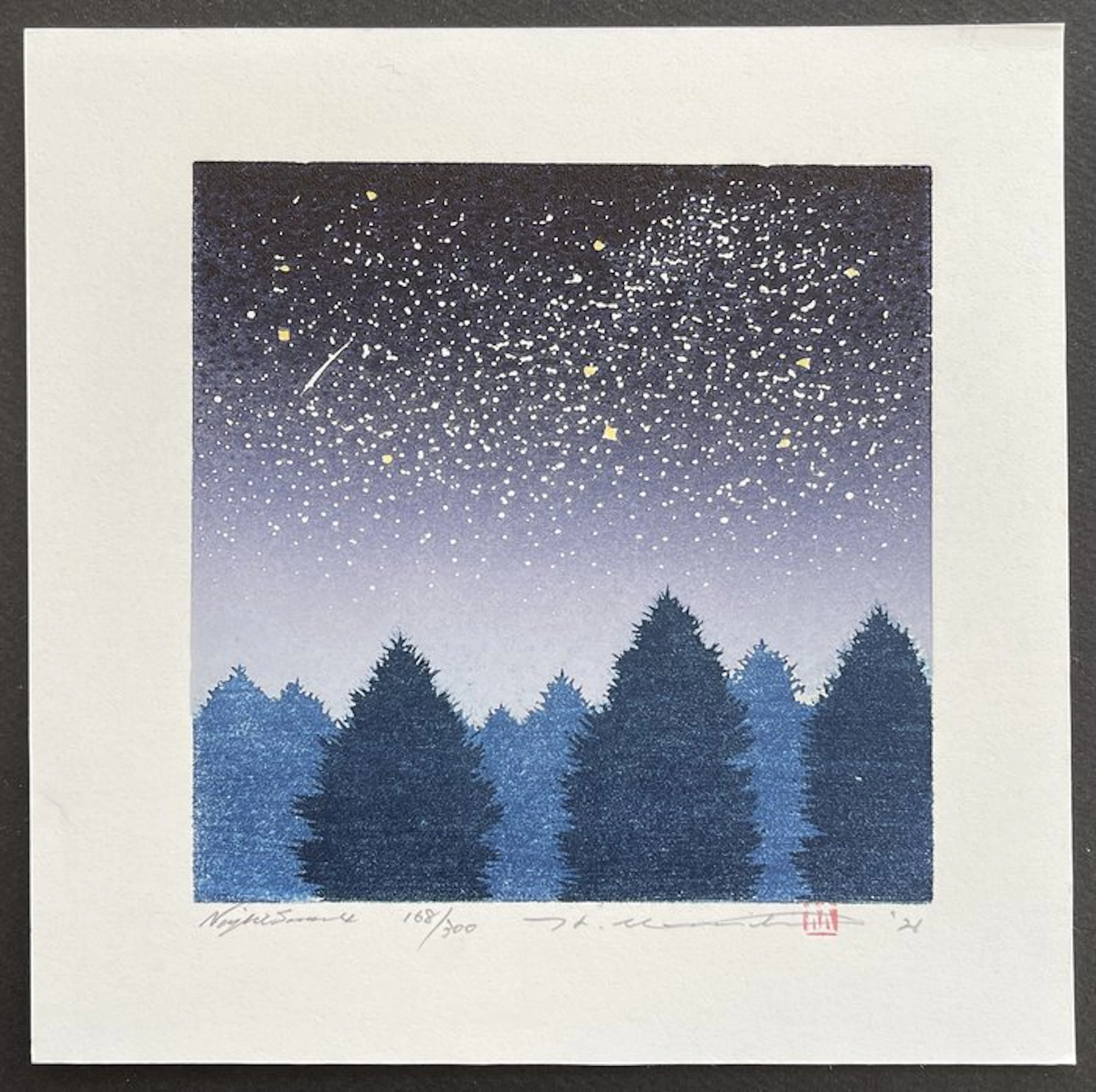 Night Scene 4 - Hajime Namiki 並木一 (b 1947) - Japan (No reserve price)