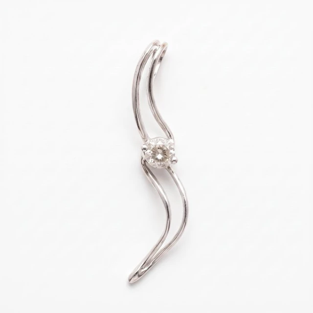 Pendant - 18 kt. Yellow gold - 0.40ct. tw. Diamond (Natural)