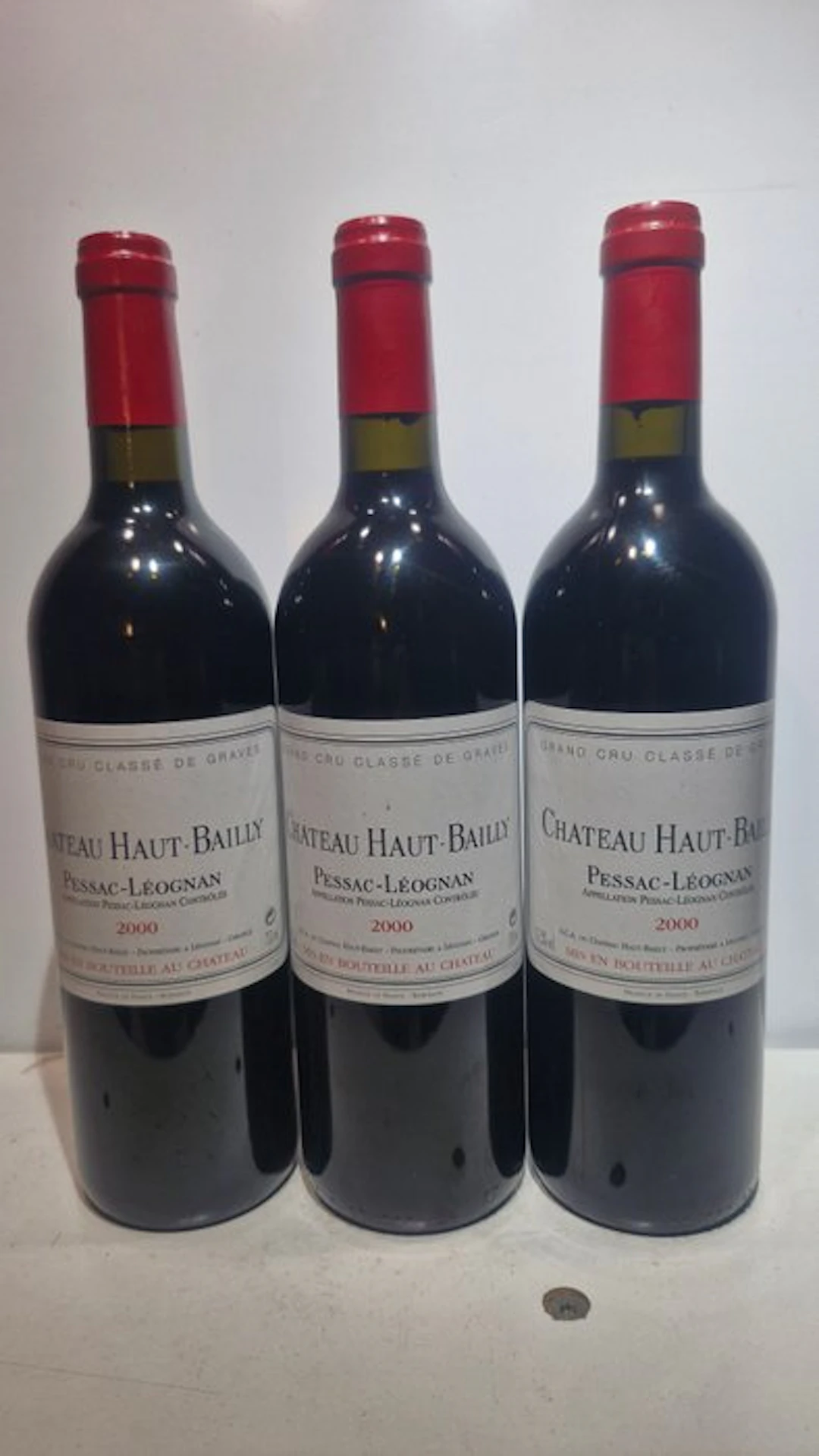 2000 Château Haut-Bailly - Pessac-Léognan Grand Cru Classé - 3 Bottle (0.75L)