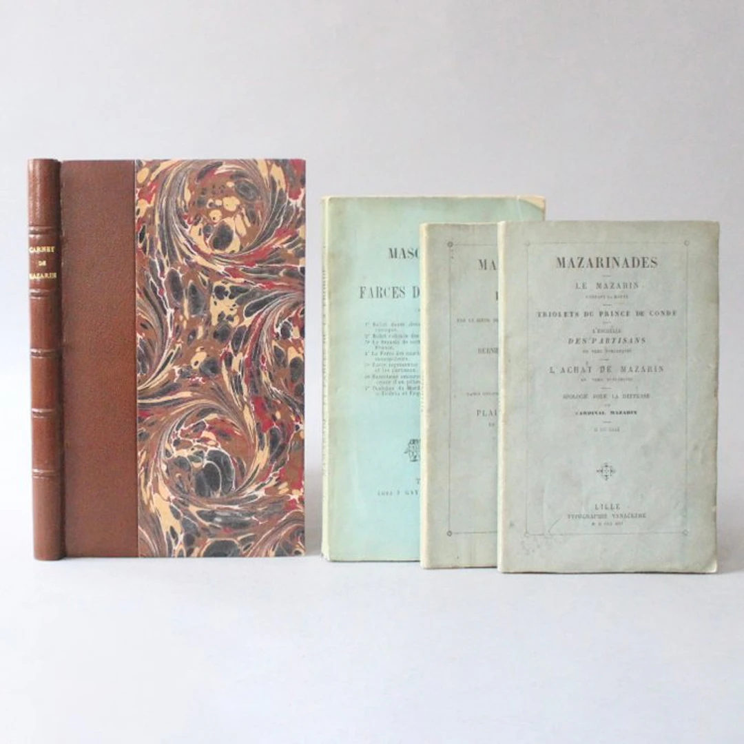 [Mazarinades] - Carnet de Mazarin / Mascarades et farces...