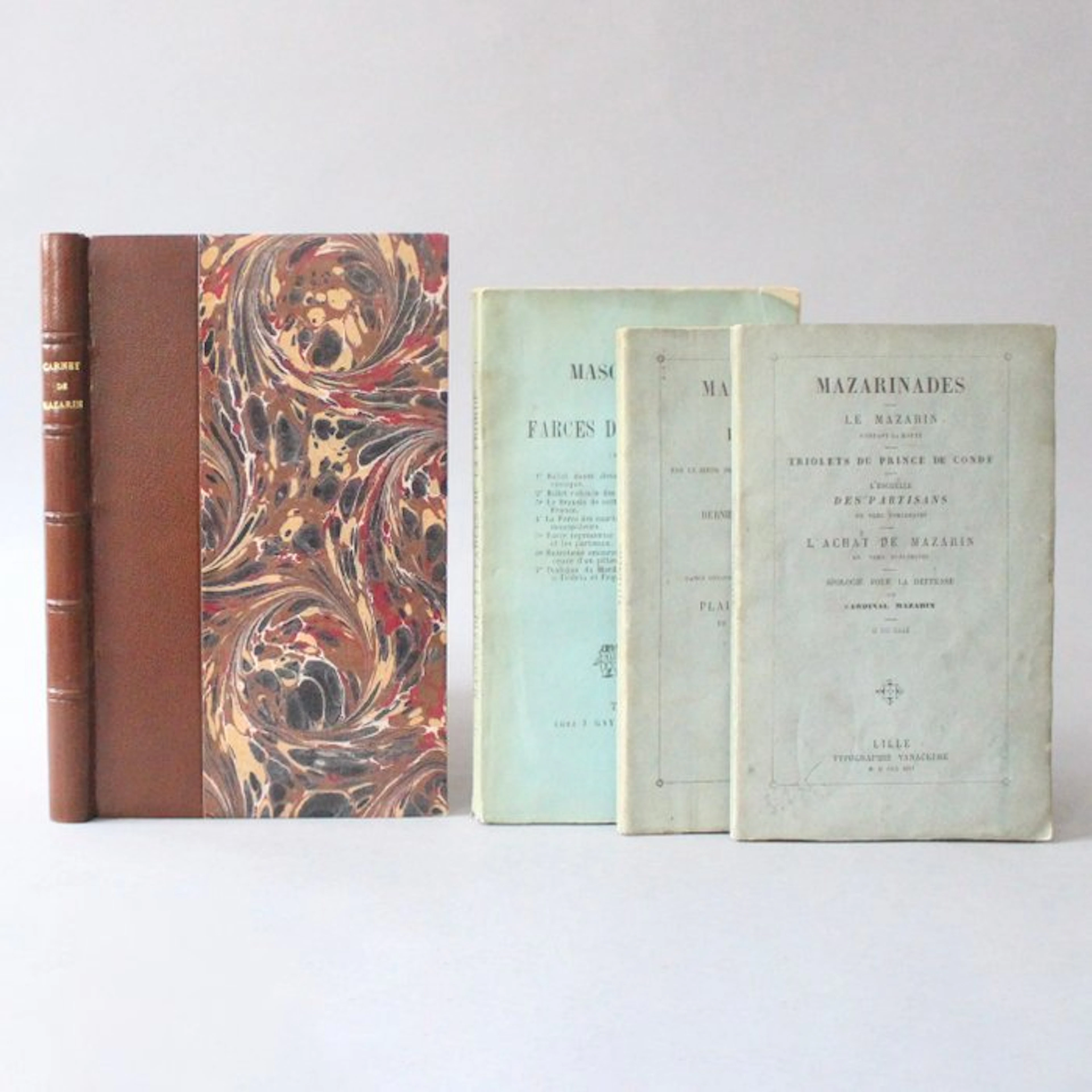 [Mazarinades] - Carnet de Mazarin / Mascarades et farces...
