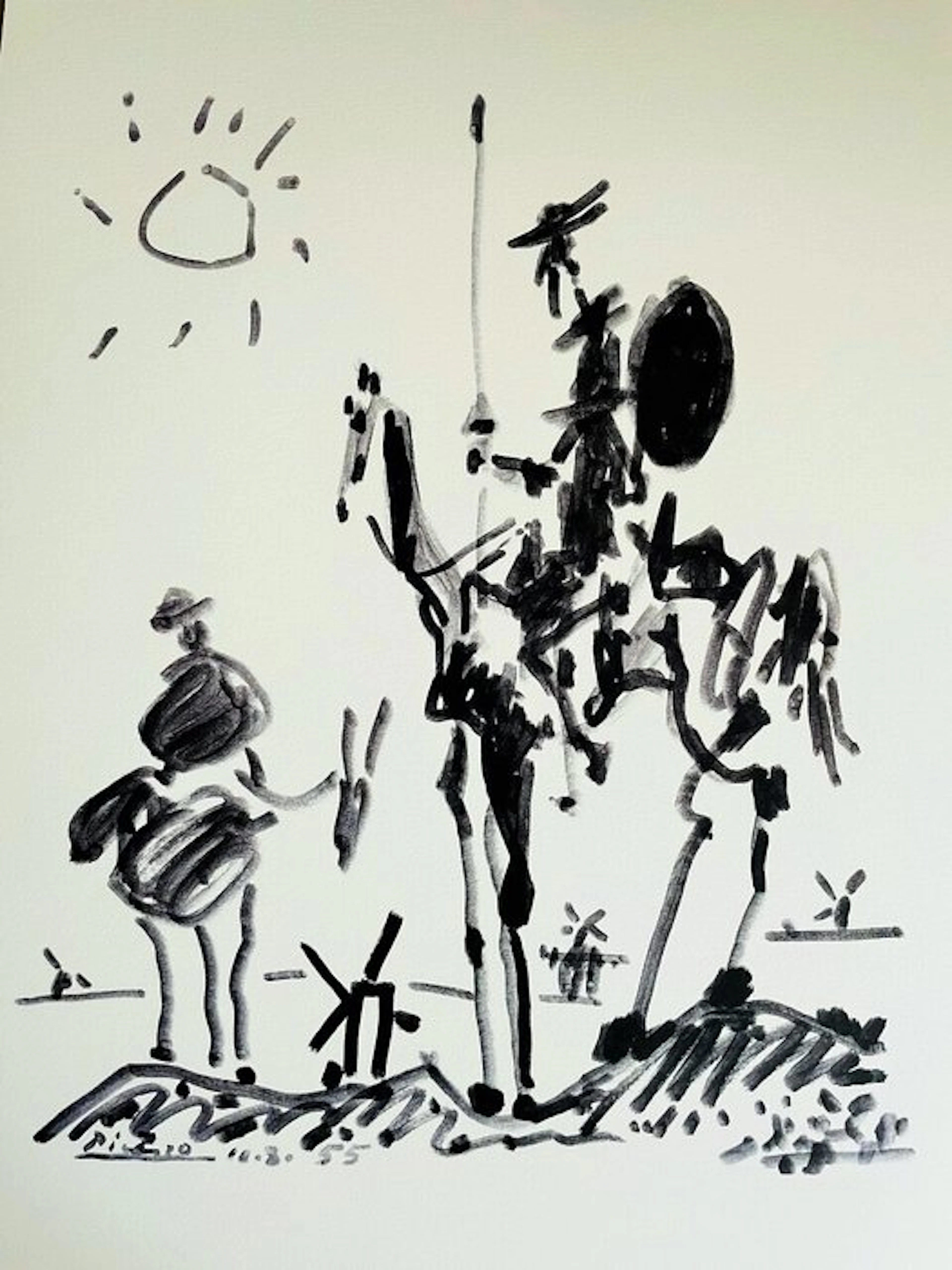 Pablo Picasso (1881-1973) - Don quichotte