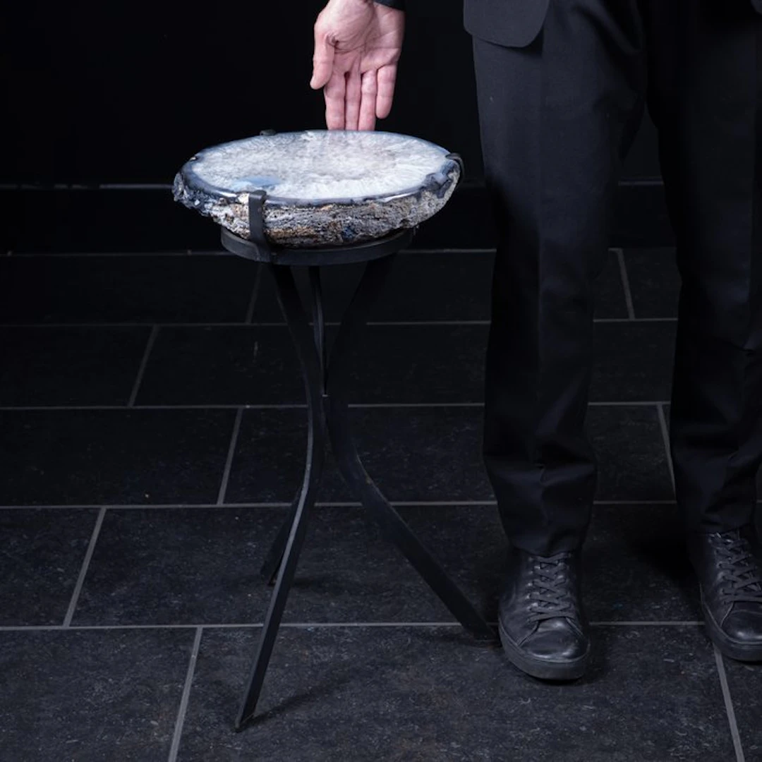 Coffee table - Luxury Item - Exclusive Chalcedony and Quartz Coffee Table