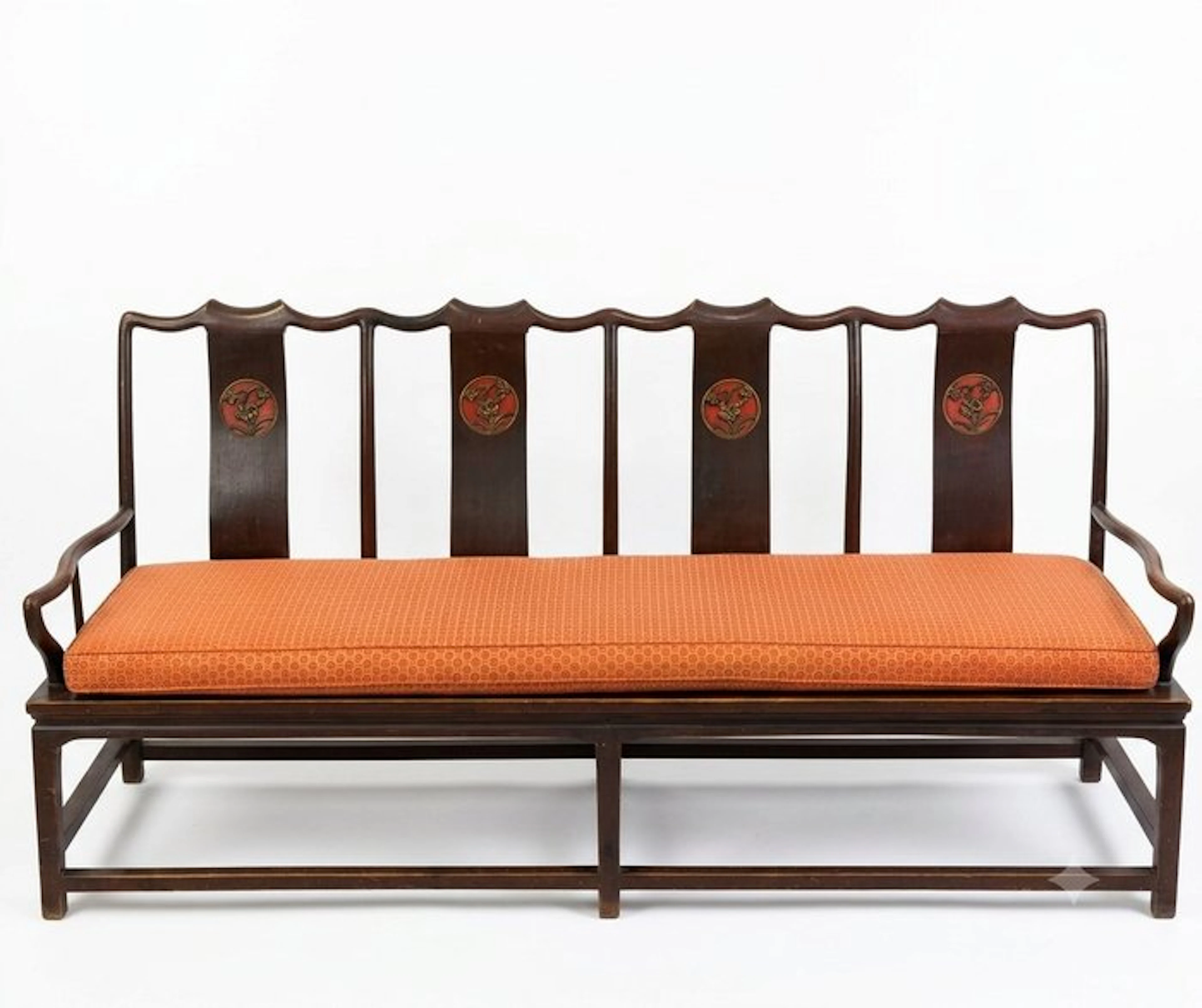 Settle (furniture) - Elm - China - Big yokeback Bank