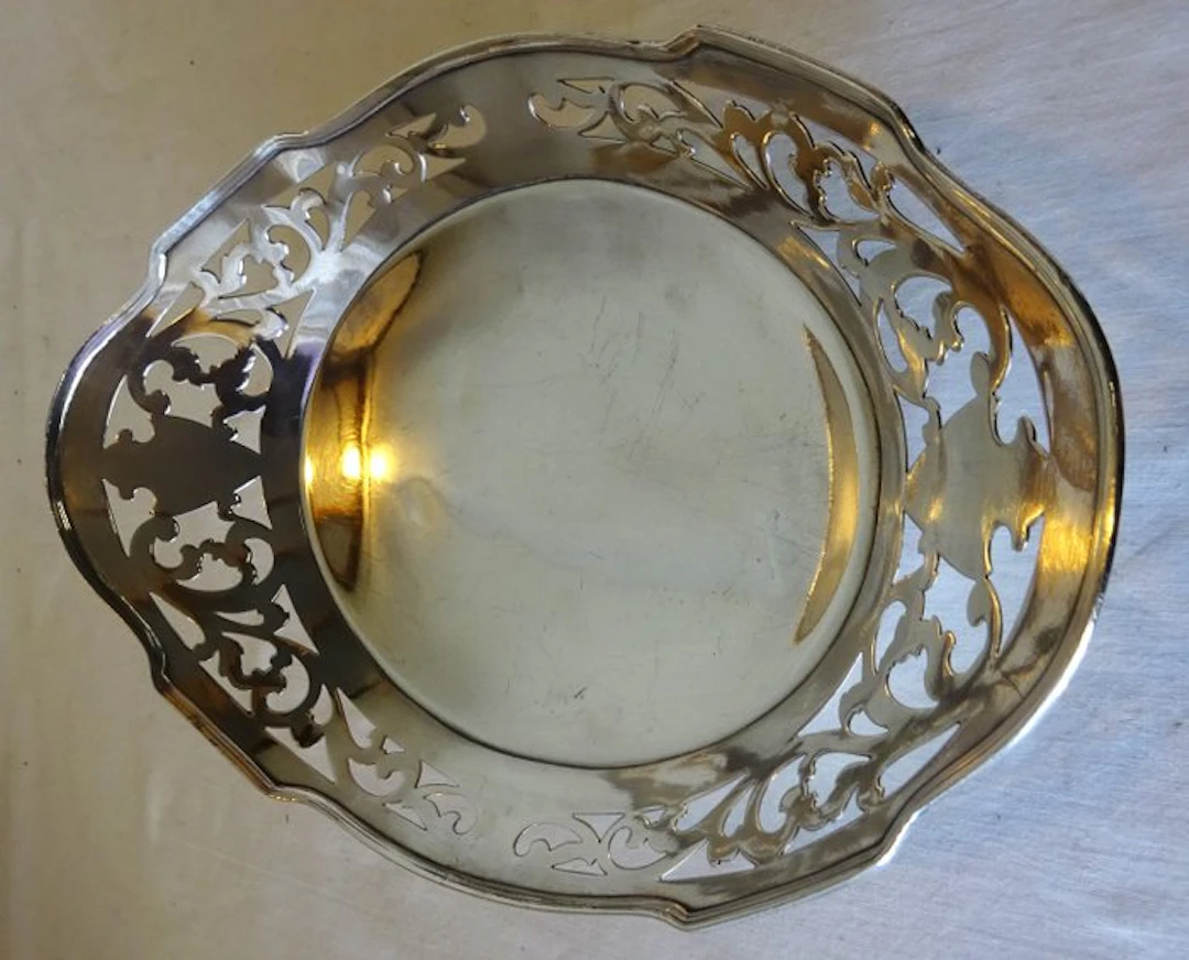 Sheffield - Bread basket - Silverplated, Metal - Beautiful Bread - Soezenmand