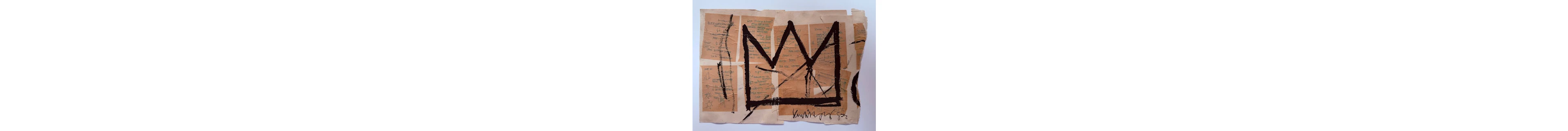 Jean-Michel Basquiat (1960-1988) - “Untitled (Crown), 1982”.