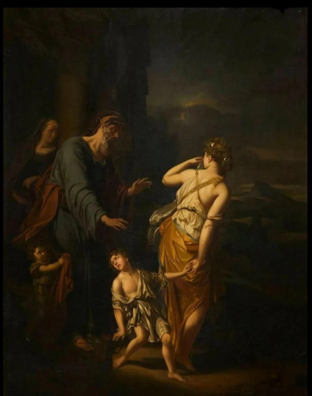 Adriaen van der Werff (1659-1722), After - Abramo congeda Agar e Ismaele