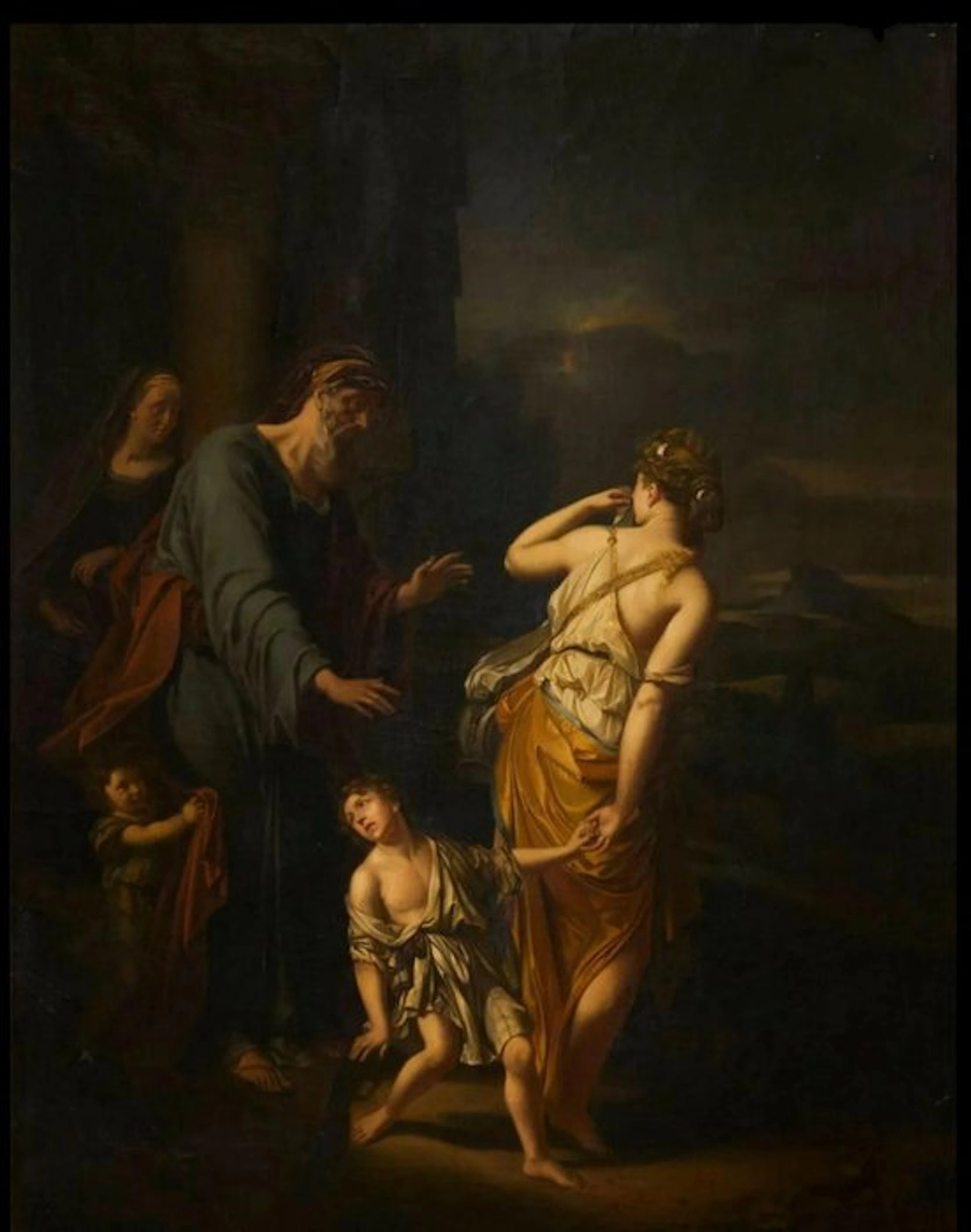 Adriaen van der Werff (1659-1722), After - Abramo congeda Agar e Ismaele
