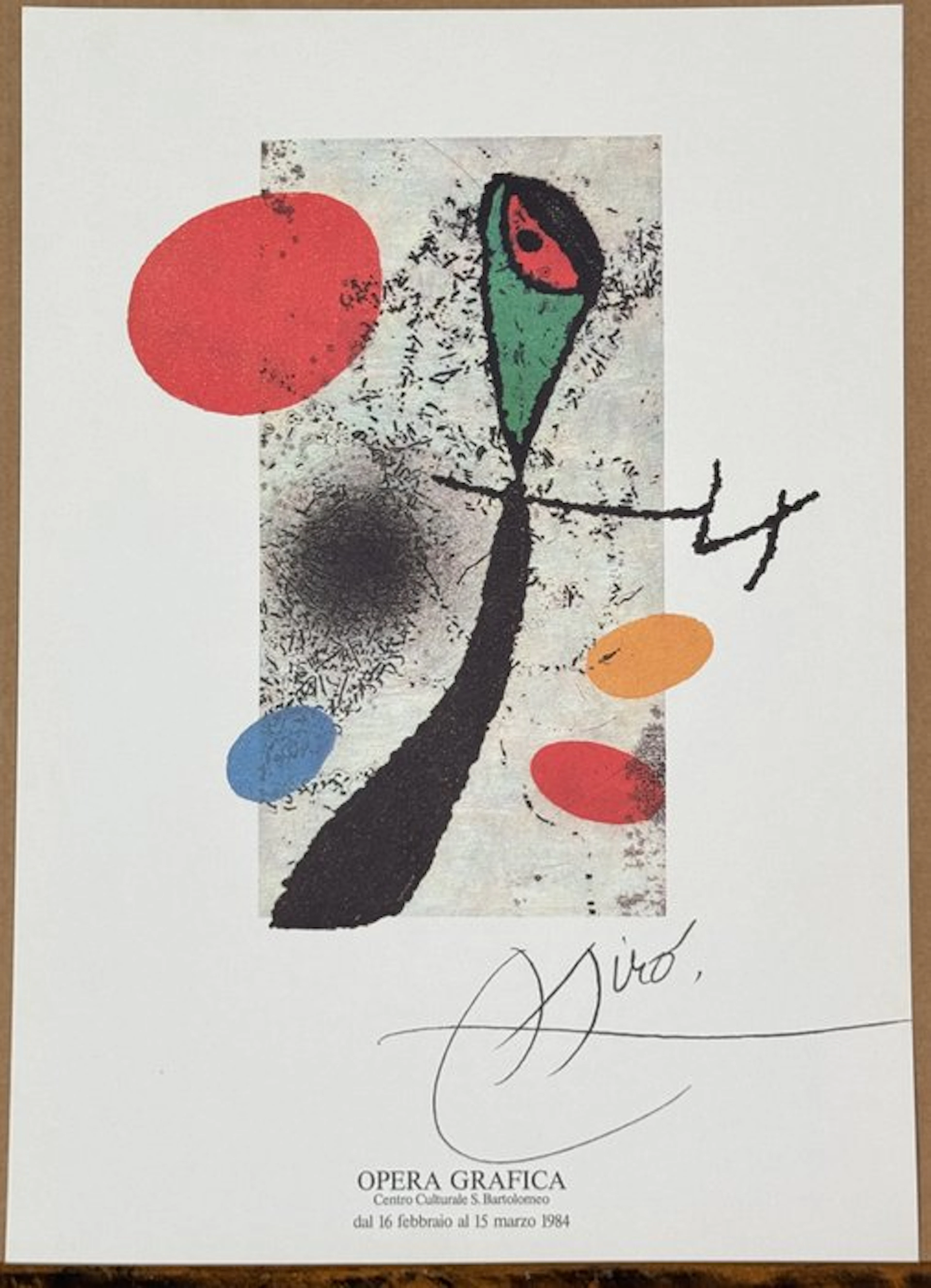 Joan Miró - Opera Grafica, Centro Culturale S. Bartolomeo (1984)