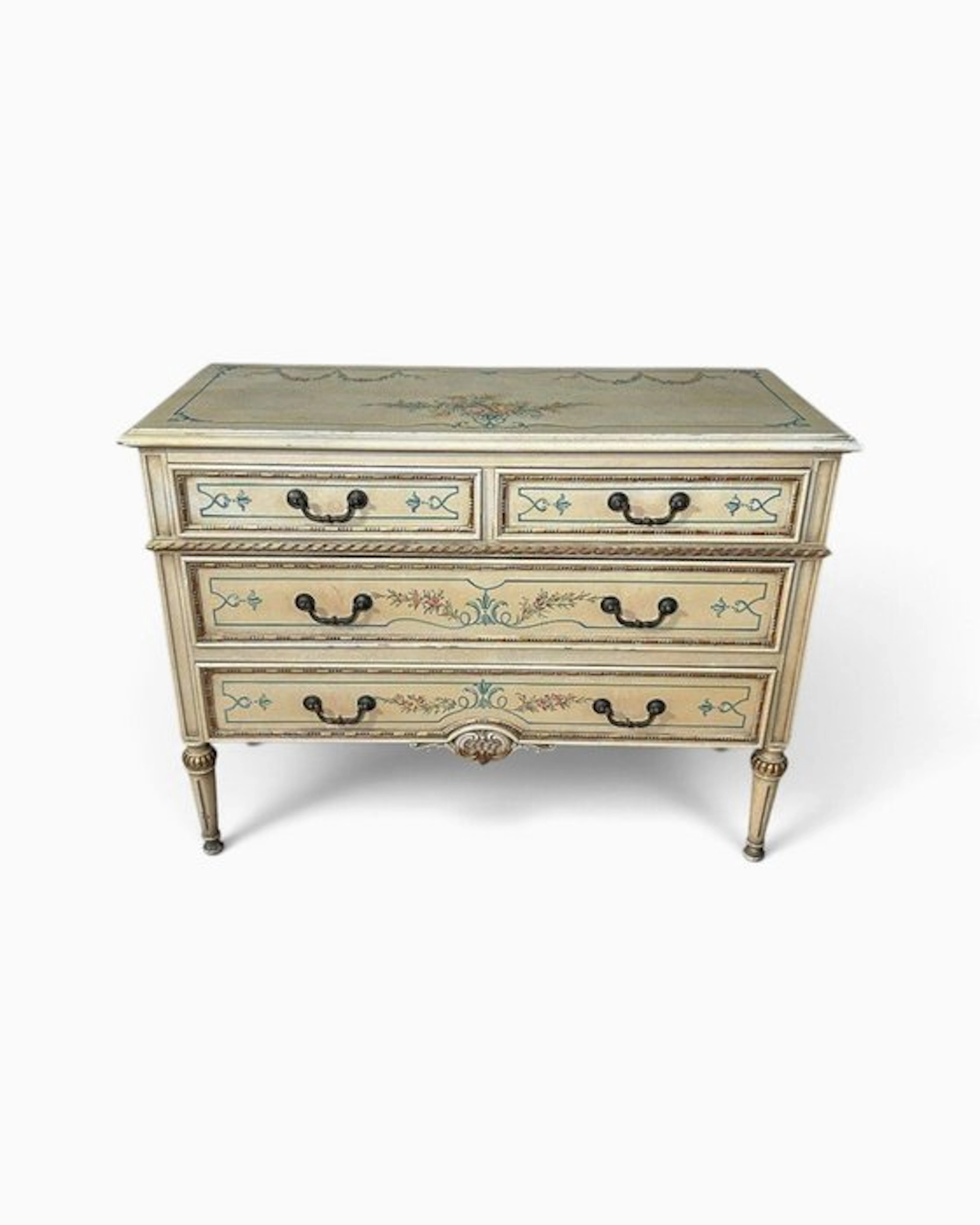 Chest of drawers - Polychrome wood - Antique dresser