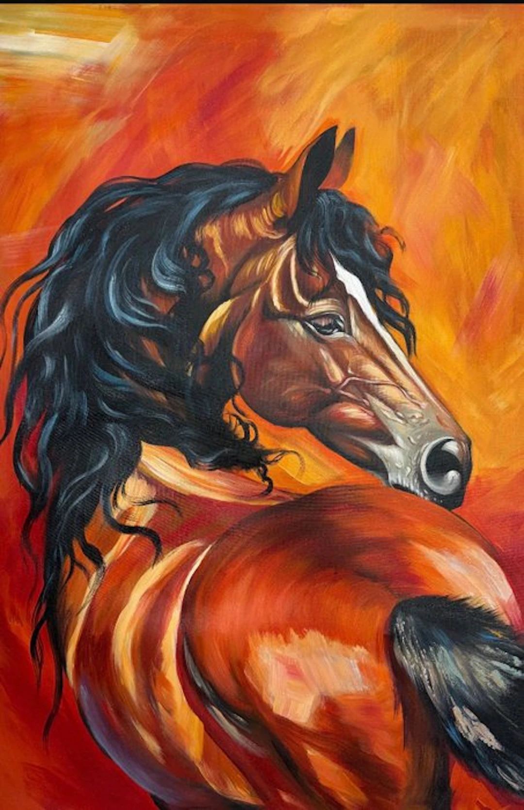 Trinh Ngoc (1992) - Le Regard de feu ↑120 →80 cm → No Reserve ✓