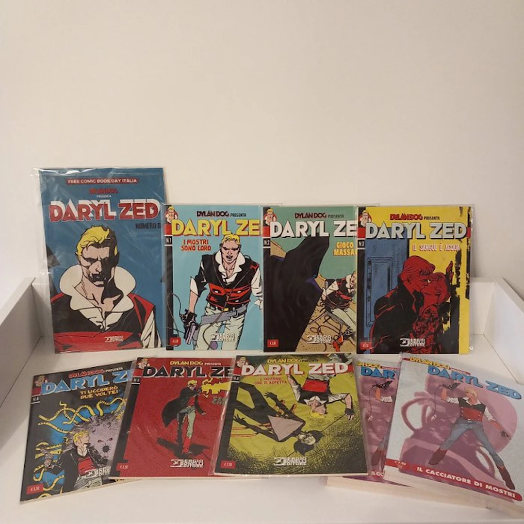 Daryl Zed dal nr° 0 al nr° 6 - Daryl Zed - 9 Comic - First edition