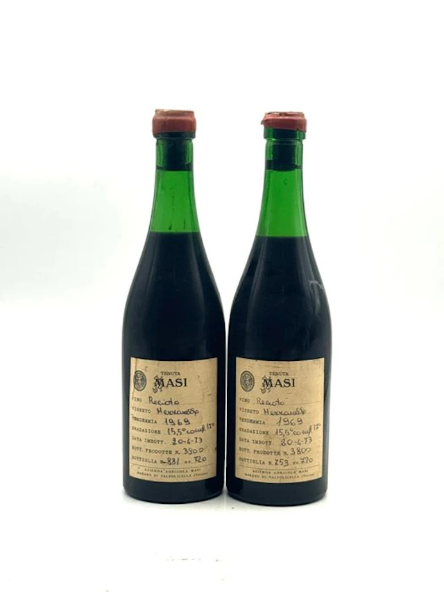 1969 Masi, Recioto Vigneto Mezzanella - Veneto - 2 Bottles (0.72L)