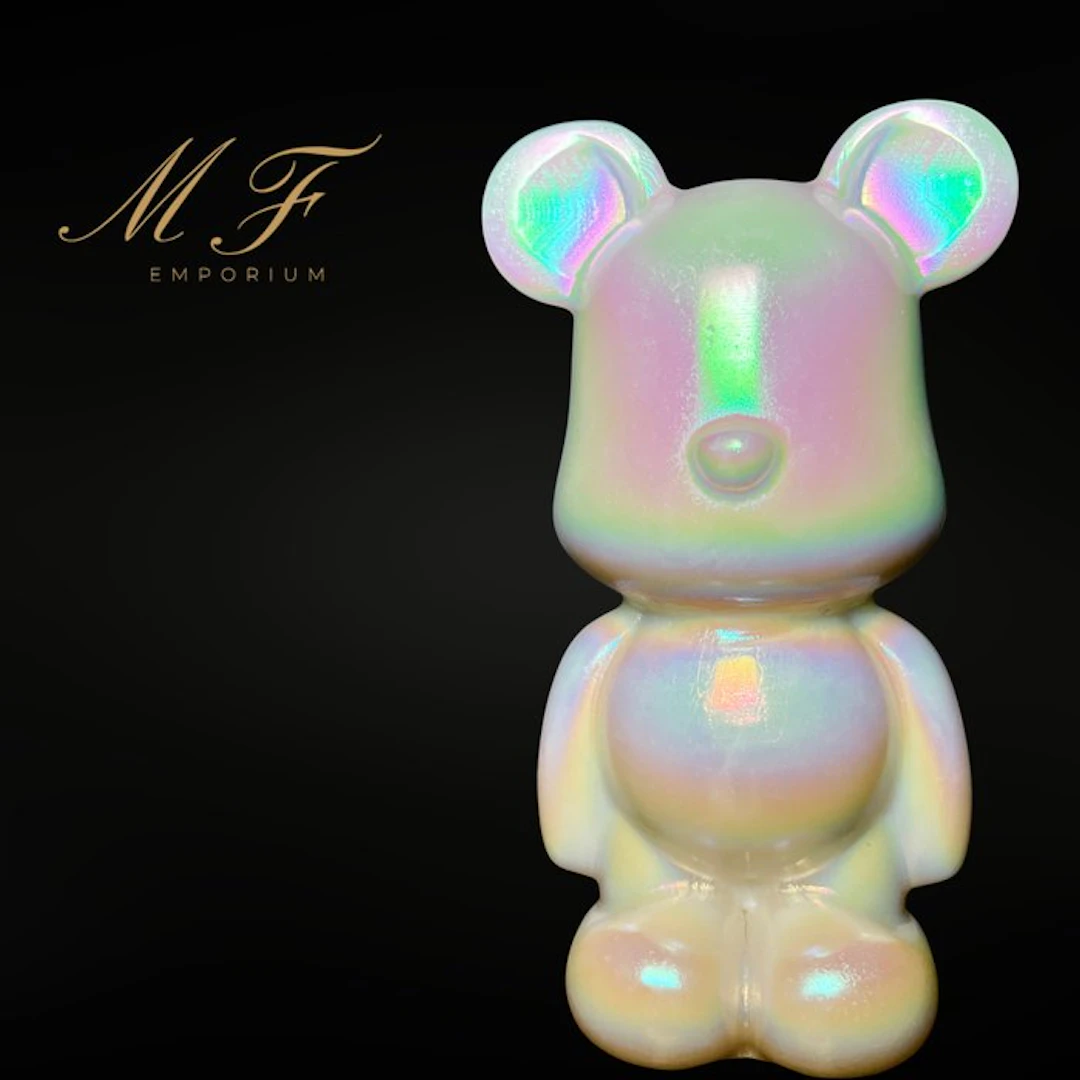 Jade Aura Teddy Bear - POP ART - Large size Carving...