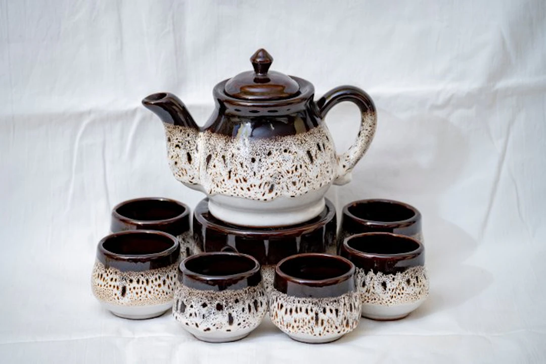 Fat Lava - Tea service (8) - Ceramic