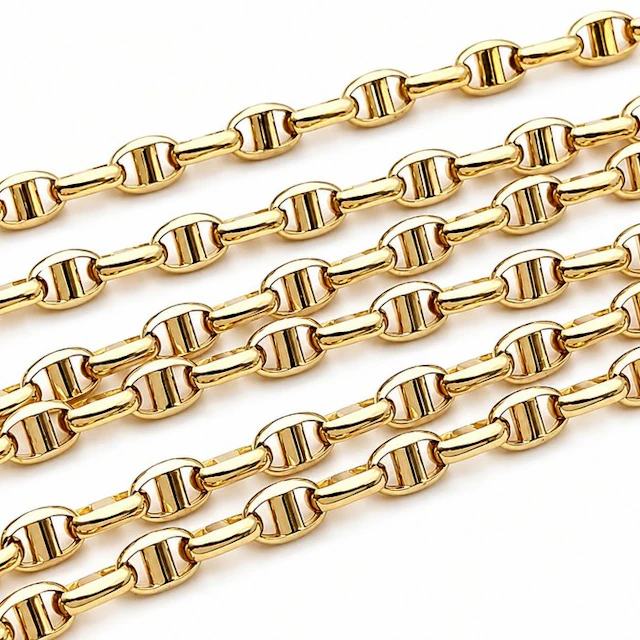Necklace - 18 kt. Yellow gold - Made in Italy - Handmade