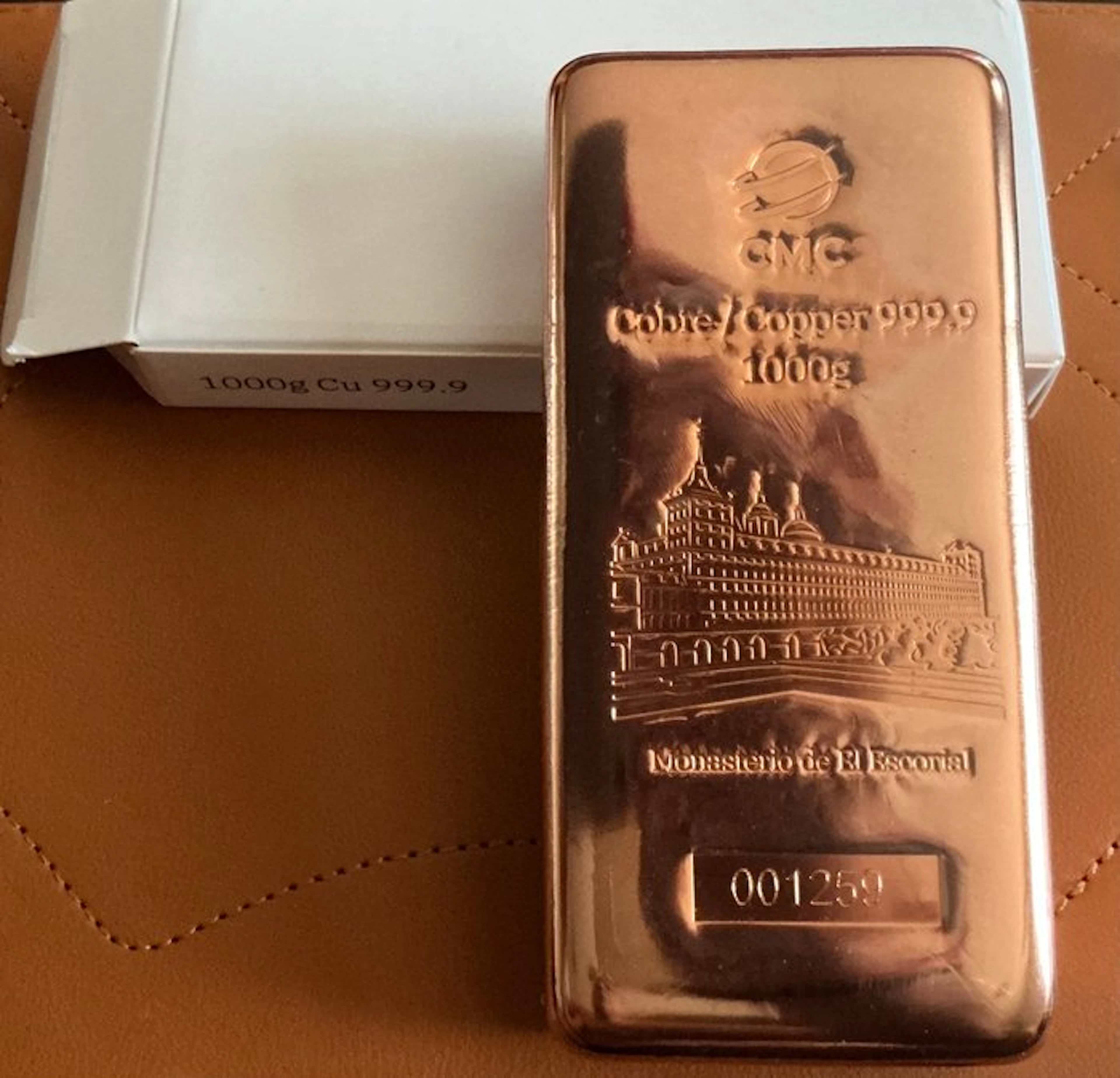 1 kilogram - Copper - CMC Metales Preciosos - With...