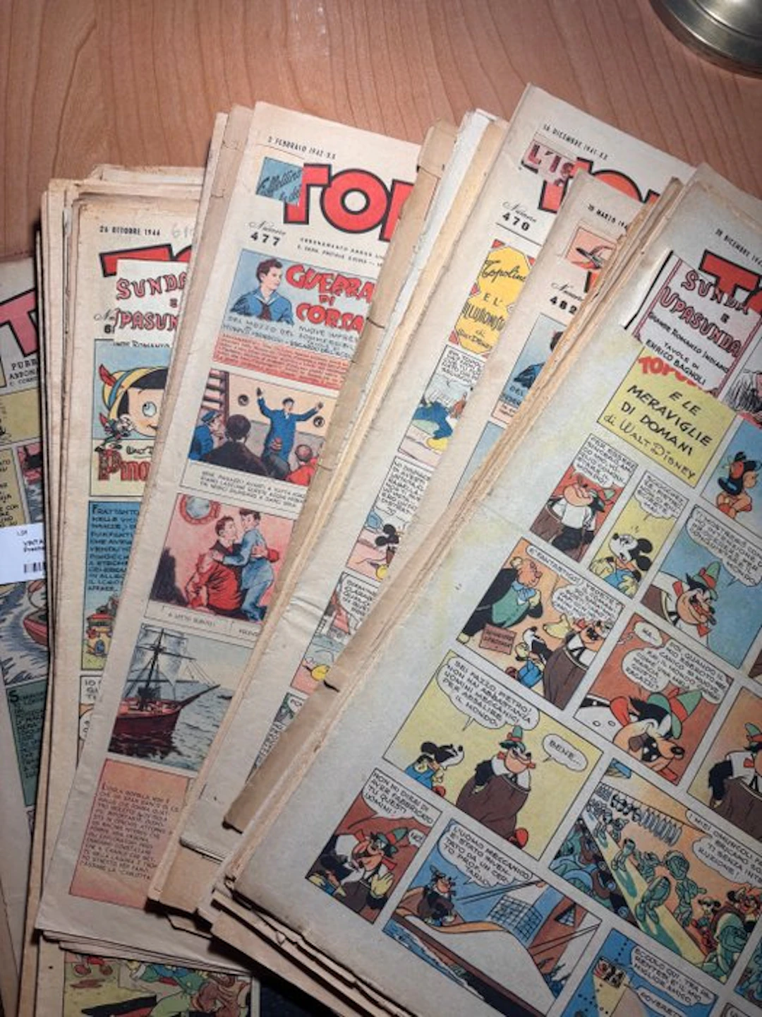Topolino Giornale - lotto misto Mondadori - 51 Comic - 1940/1948