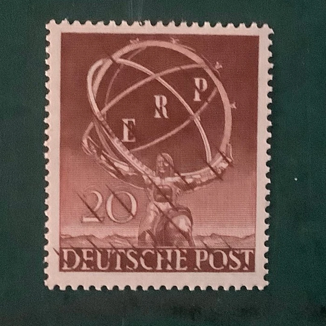Berlin 1950 - ERP proof print