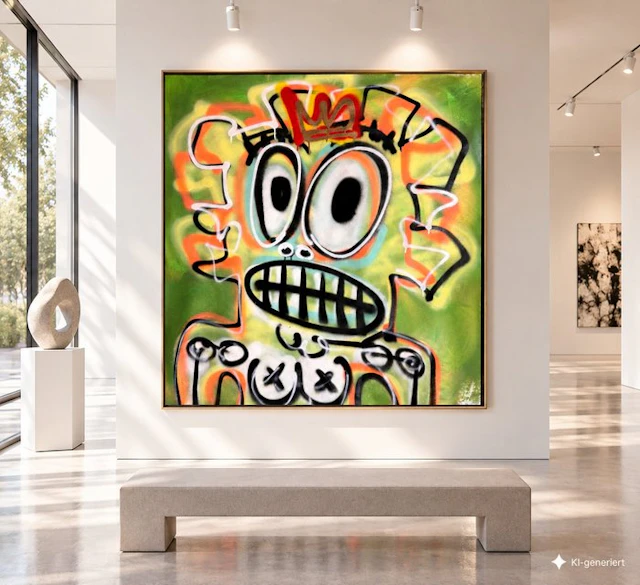 Timo Wedell - Creative Royalty Unleashed - XL- Basquiat Style