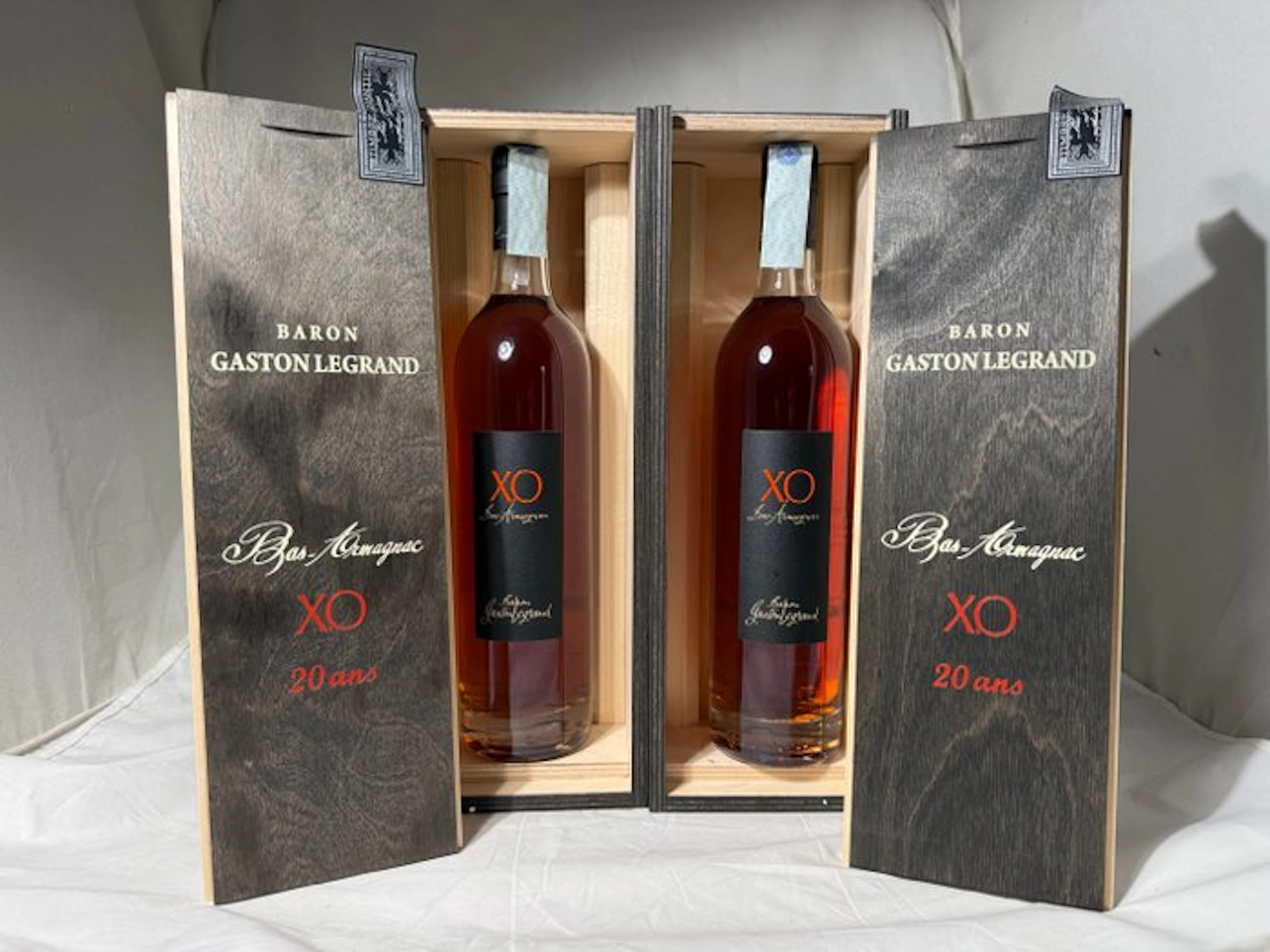 Baron Gaston Legrand 20 years old - XO Bas Armagnac - 70cl - 2 bottles