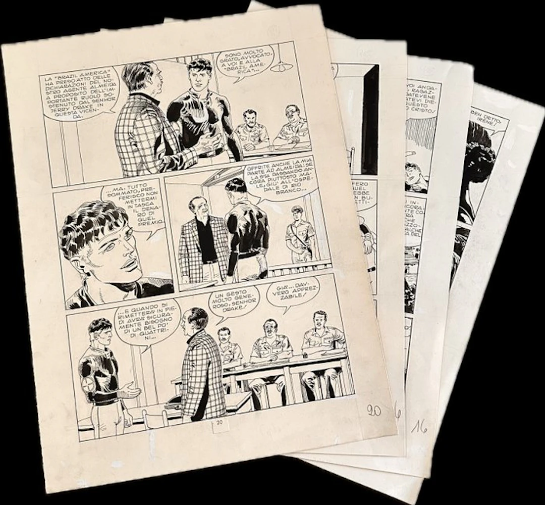 Diso, Roberto - 4 Original page - Mister No - #112 - Caccia all’uomo
