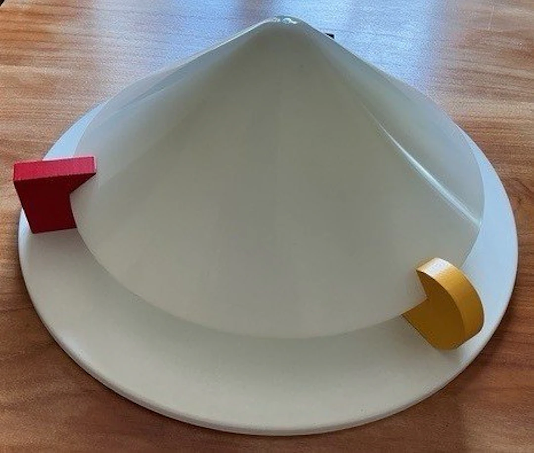IKEA - Lamp - STOJA - Metal - Plastic - Wood - Memphis style ceiling lamp