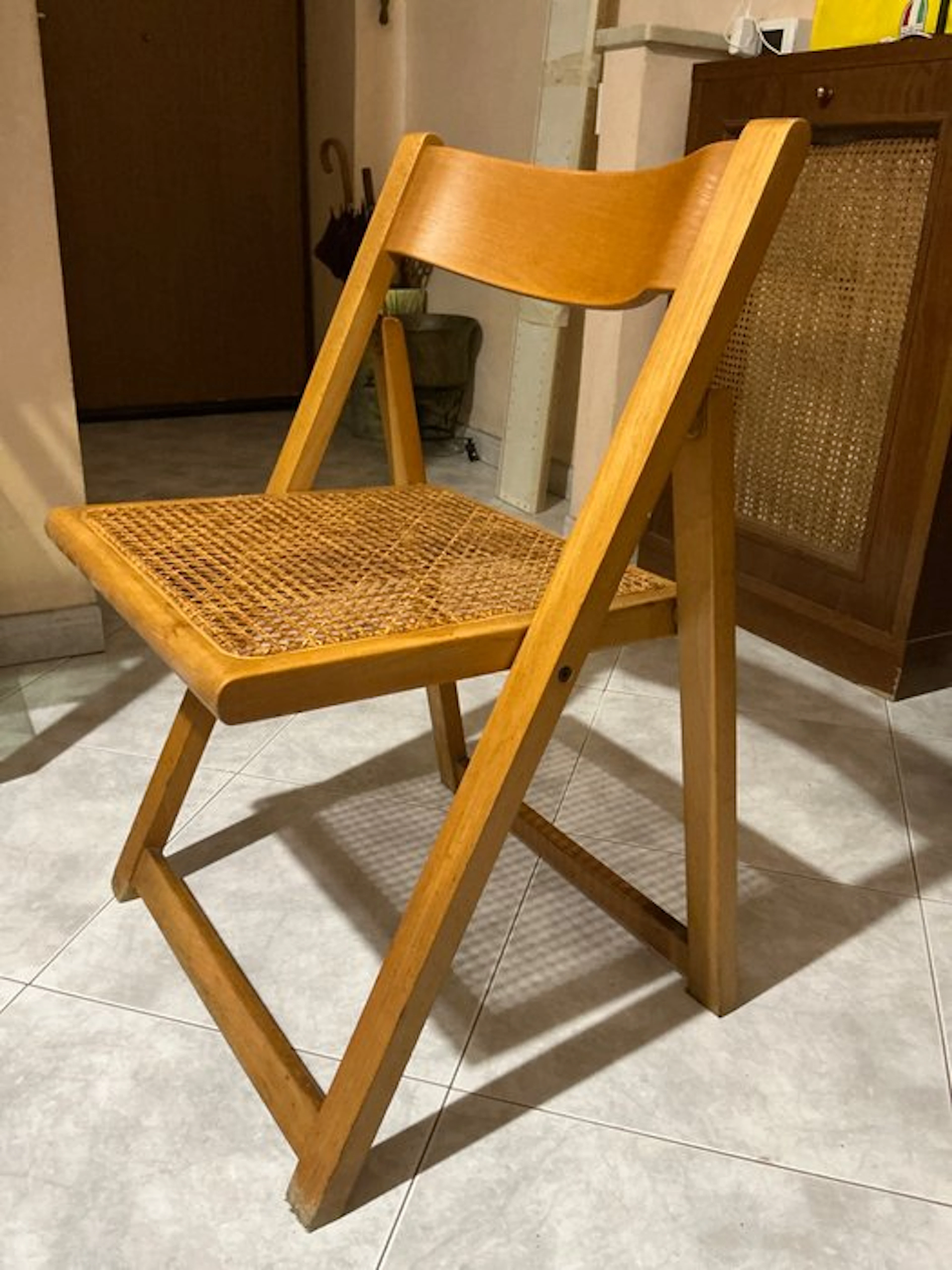 Chair (2) - Wood - Pair of chairs