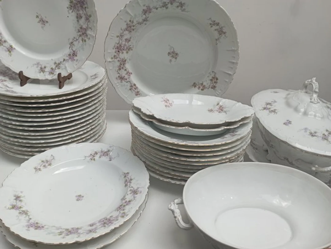Habsburg China (at - Dinner set for 12 (34) - Porcelain