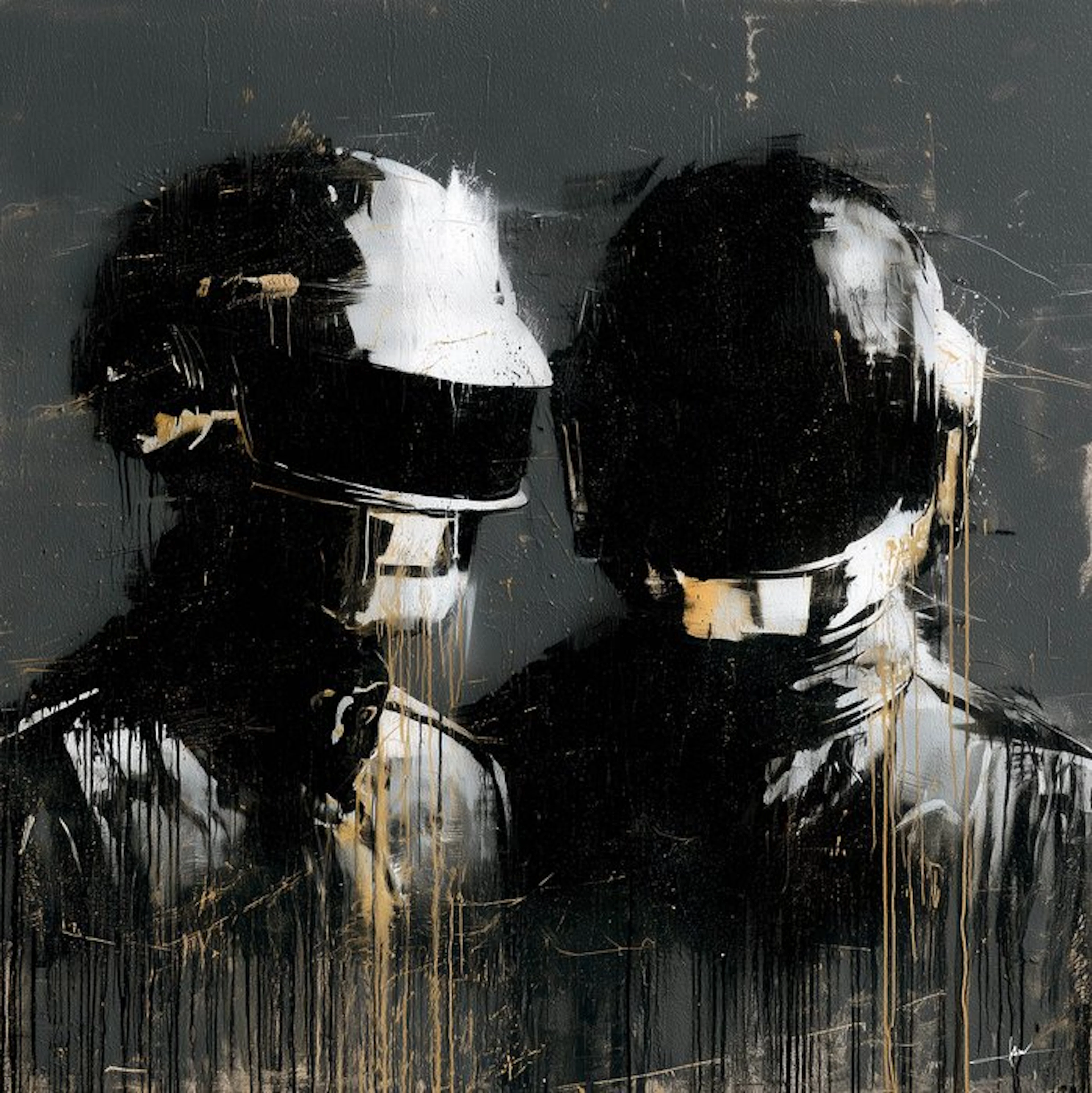 David Law (1967) - Daft Punk (Stencil)