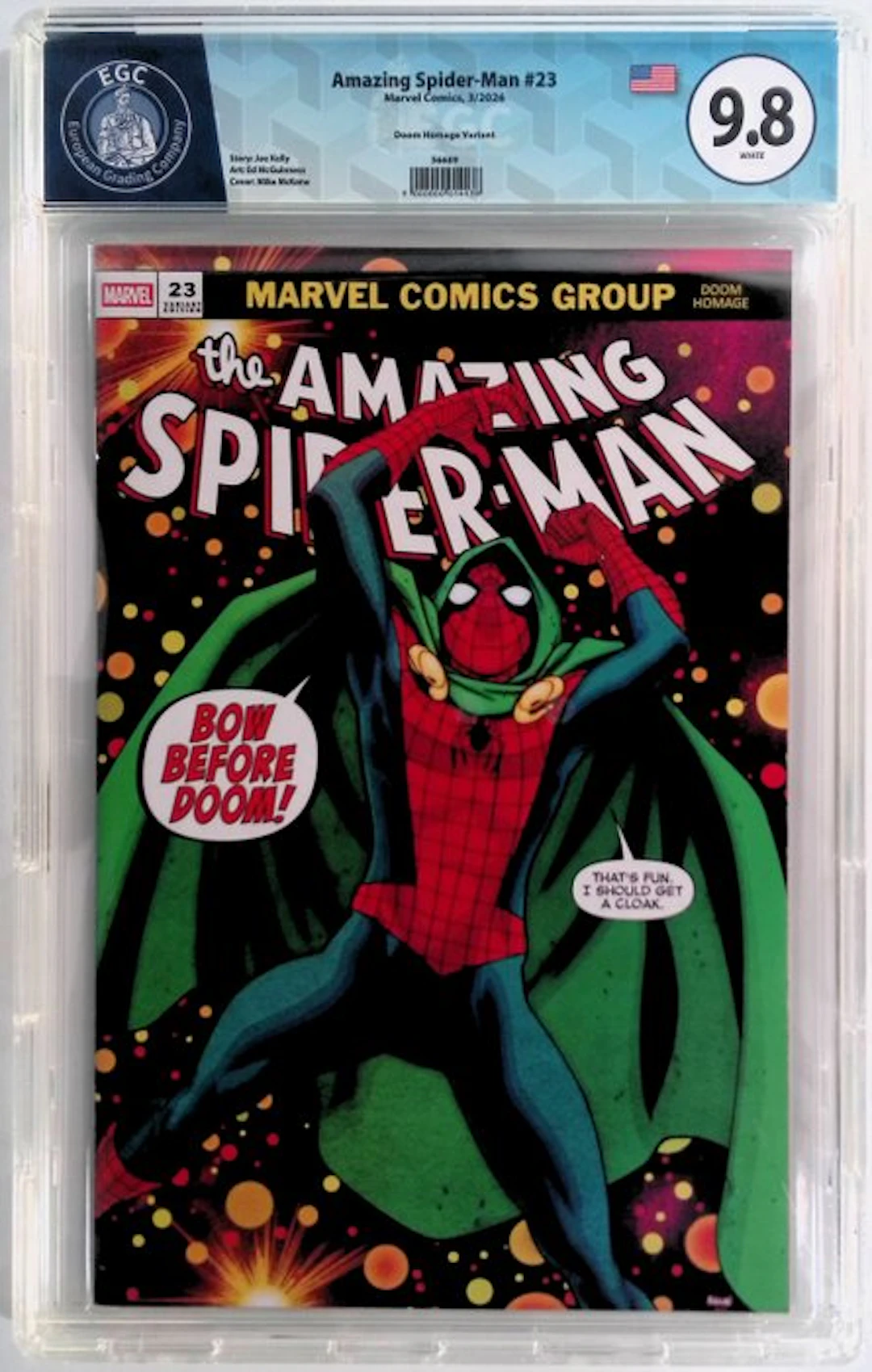 Amazing Spider-Man #23 - EGC 9.8 - 1 Graded comic - First edition - 2026
