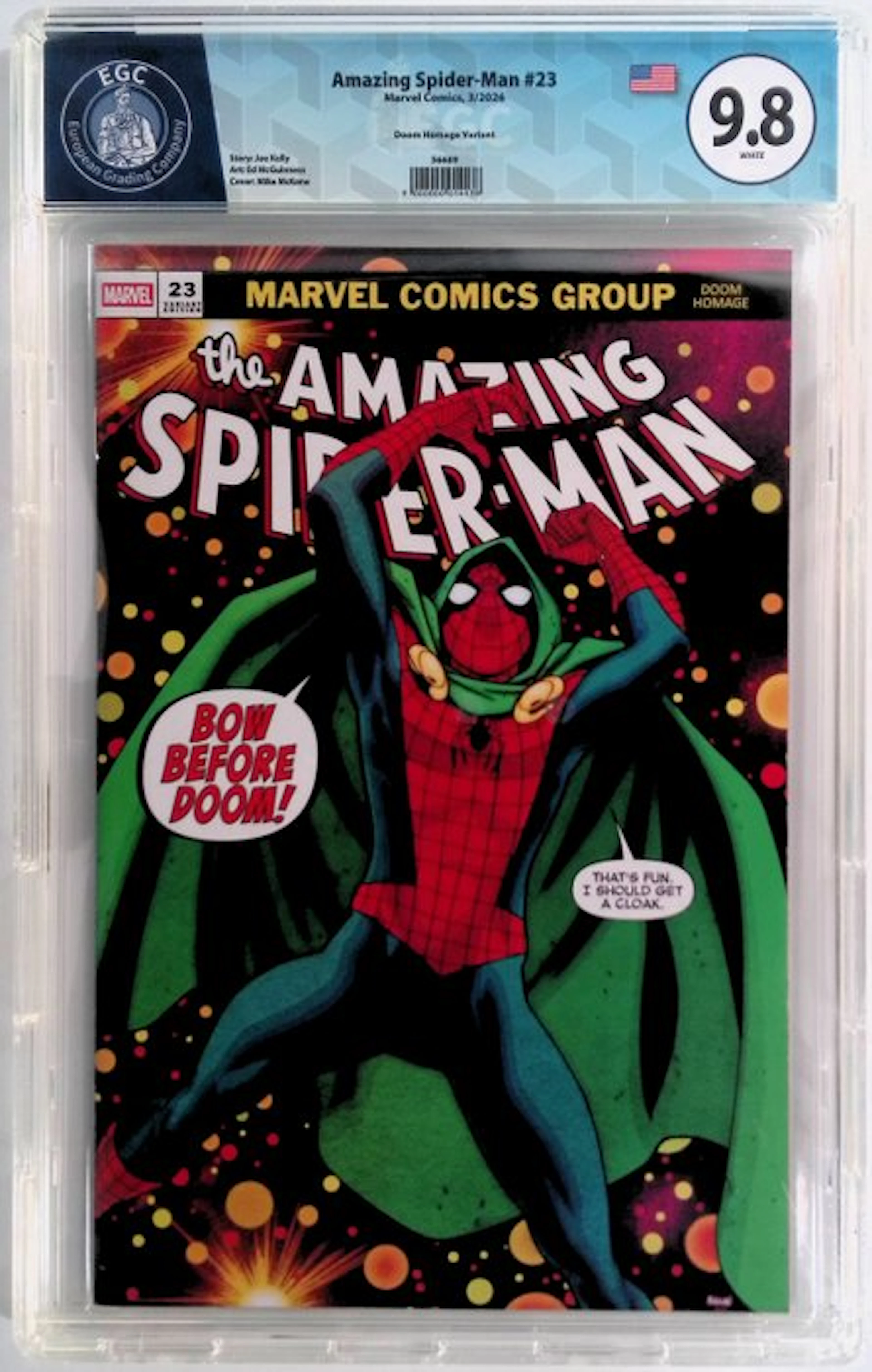 Amazing Spider-Man #23 - EGC 9.8 - 1 Graded comic - First edition - 2026