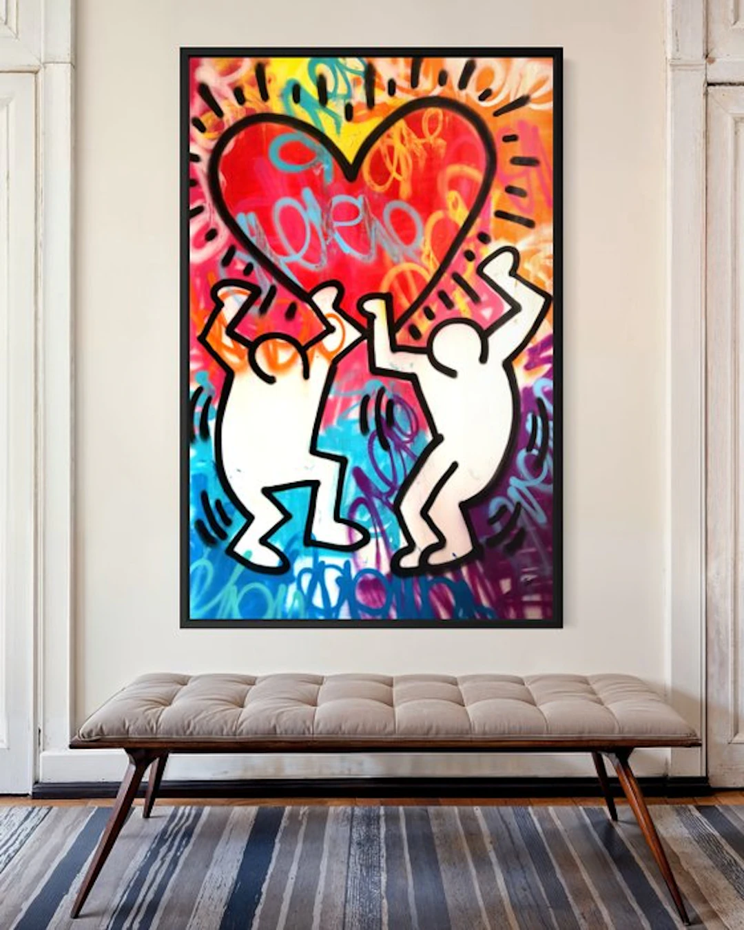Gunnar Zyl - Heart / Keith Haring & Zyl XXL