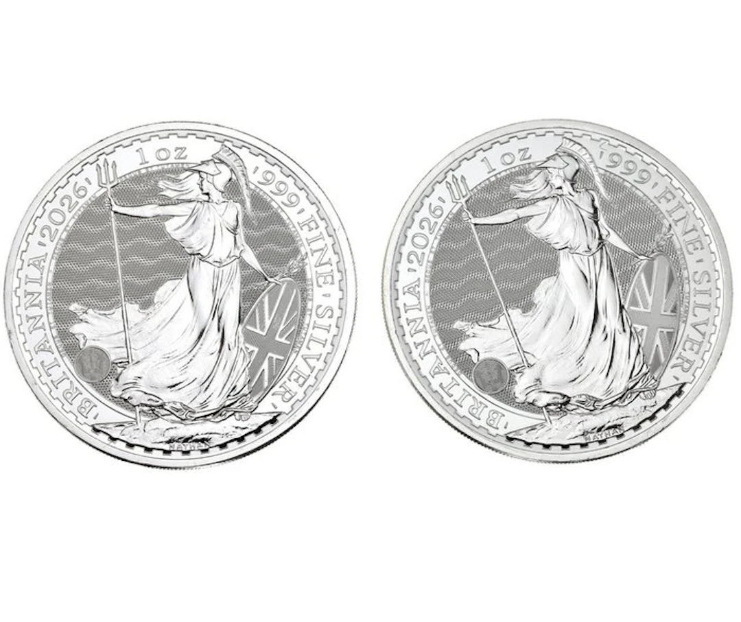2 Troy Ounce - Silver .999 - Britannia 2026 - 2 x 1oz...