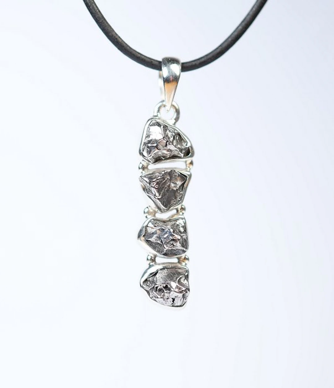 Pendant meteorite Campo del Cielo / new / 925. Sterling silver - 4.96 g - (1)