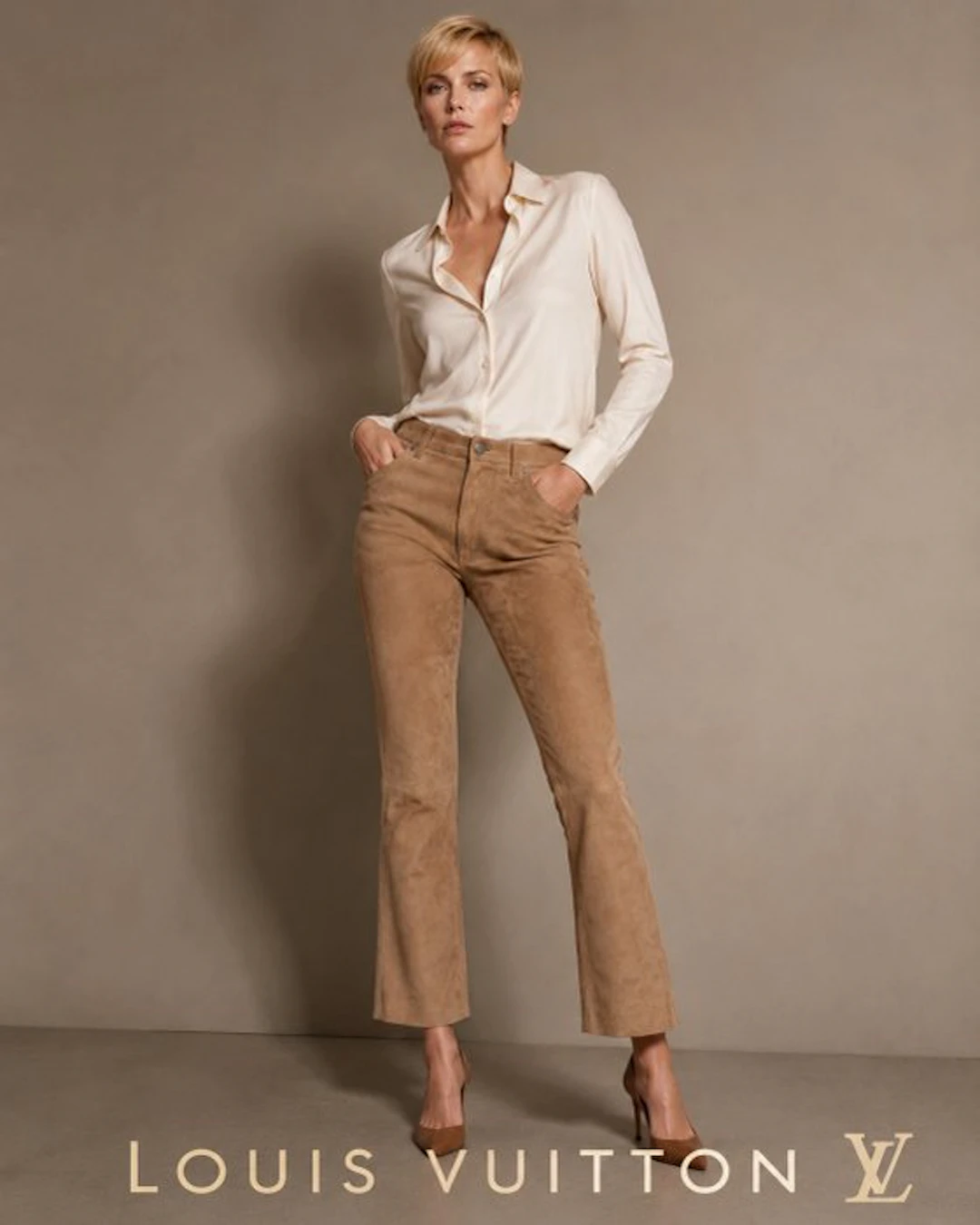 Louis Vuitton - Leather trousers
